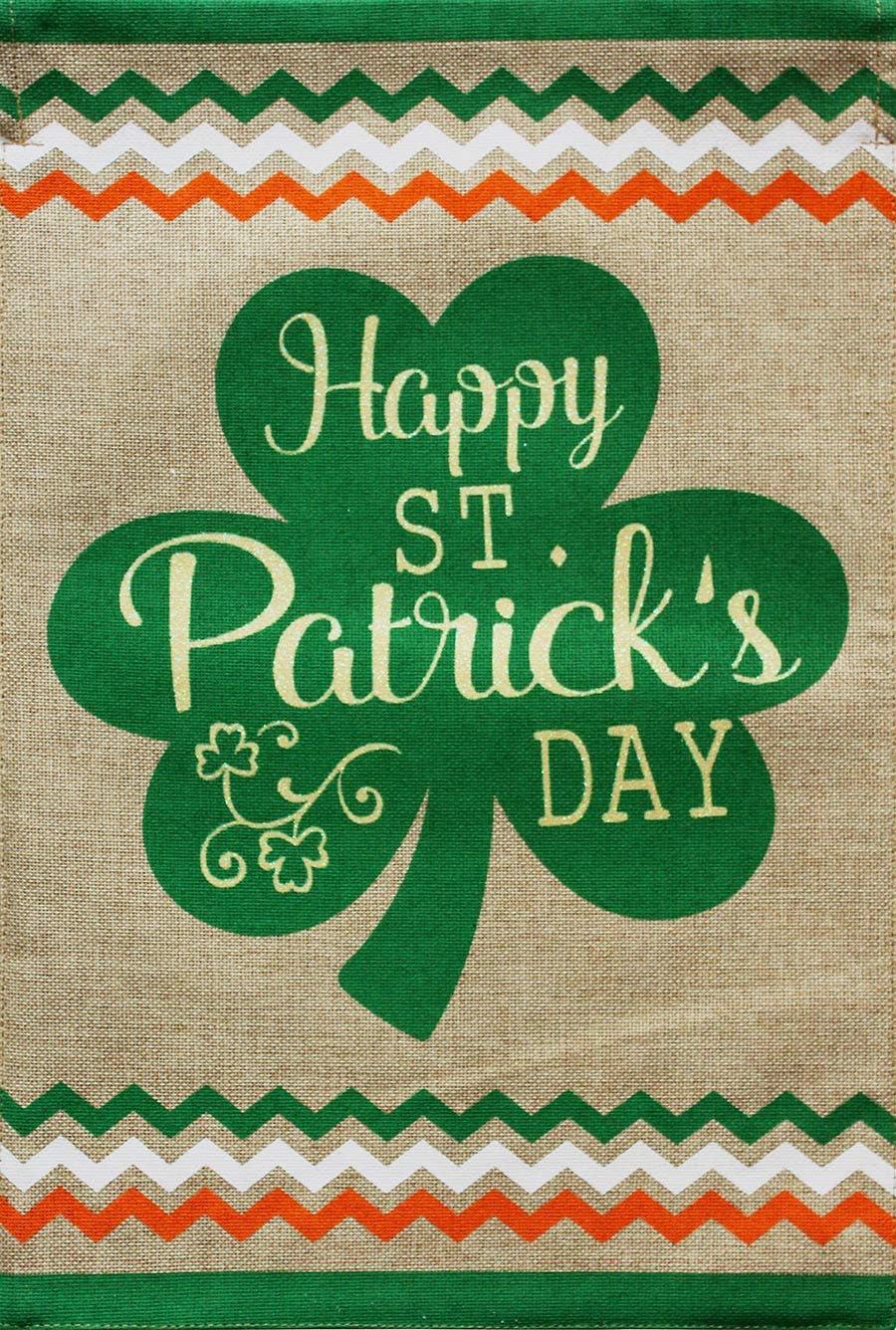 Briarwood Lane Celtic Shamrocks St. Patrick's Day Garden Flag Iri