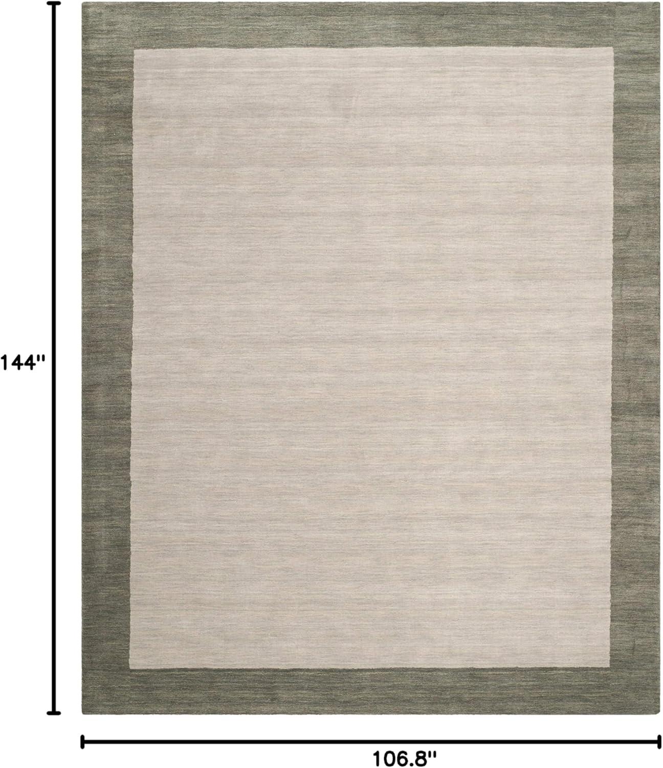 Himalaya HIM580 Hand Loomed Area Rug - Light Blue/Dark Blue - 8'9"x12' - Safavieh.