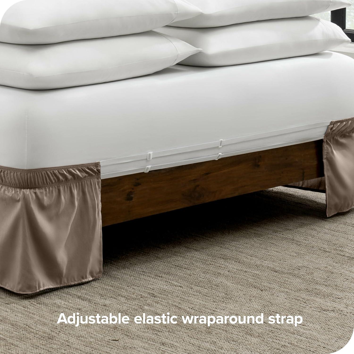 Bare Home Ruffled Wrap Around Bed Skirt