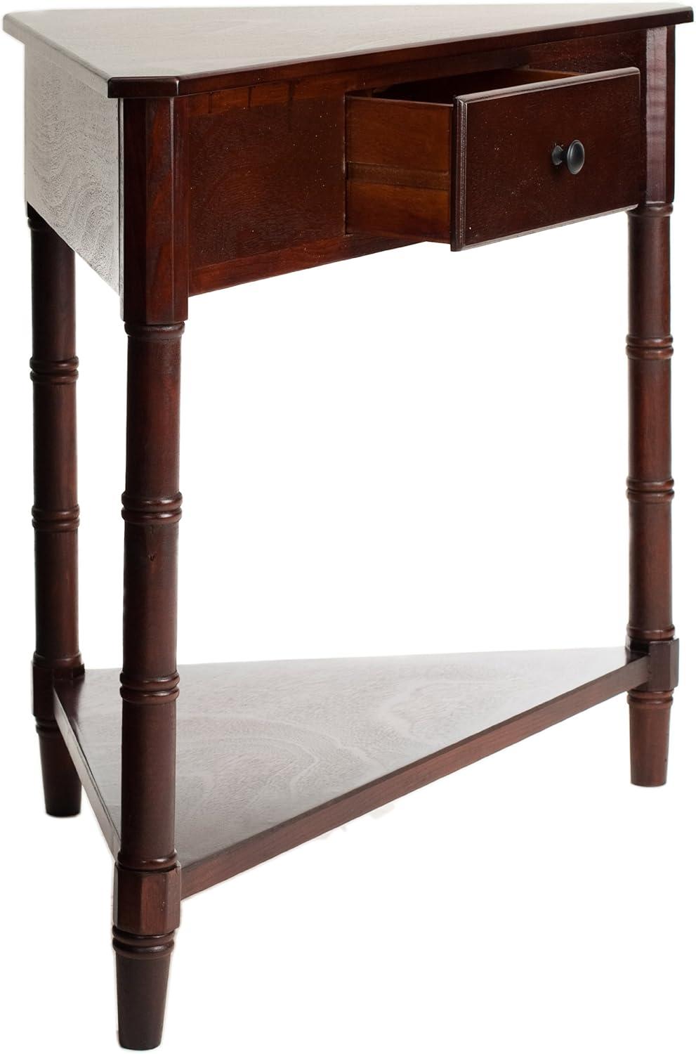 Gomez Corner Table - AMH5709D - Brown - Safavieh Couture