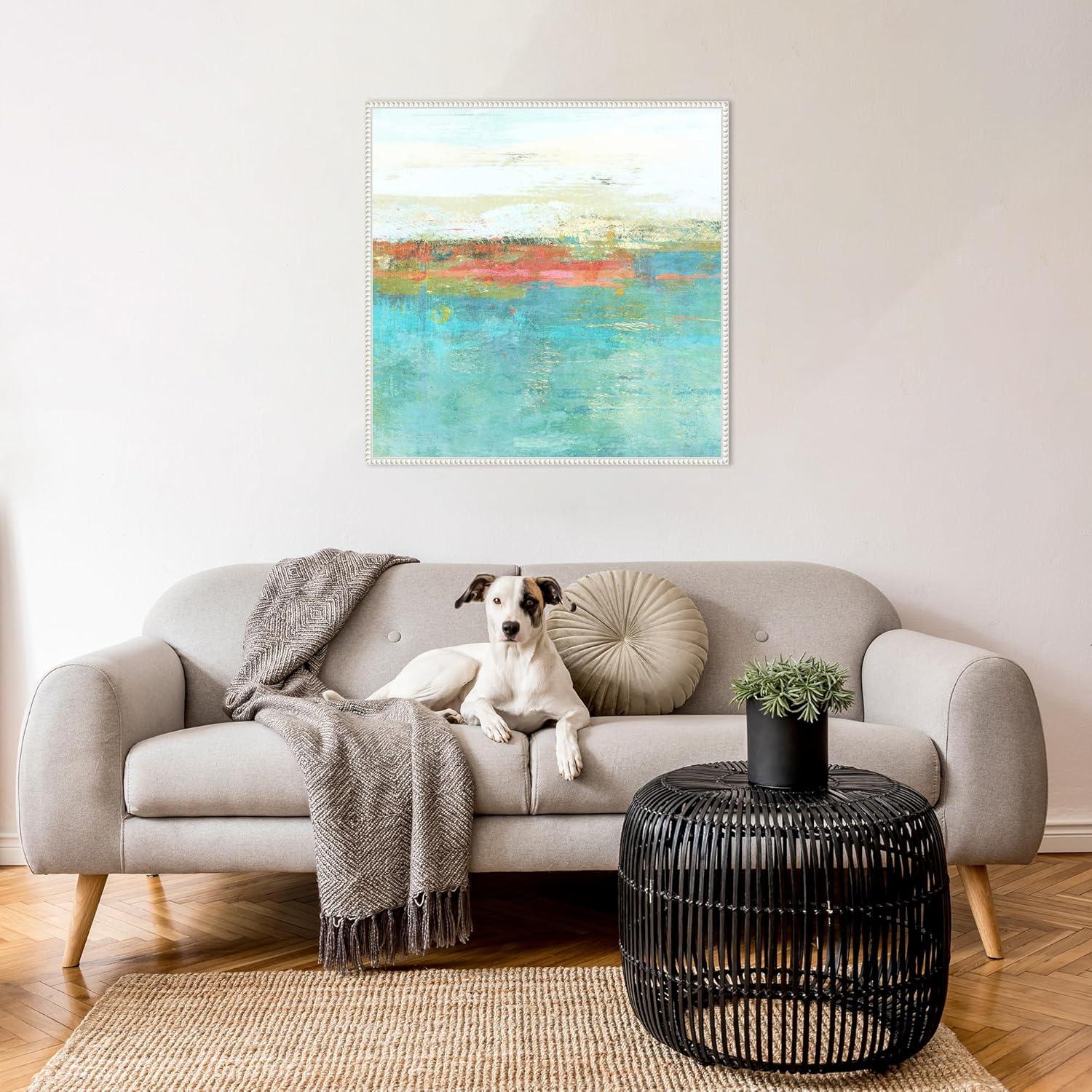 Amanti Art August Haze by Suzanne Nicoll Canvas Wall Art Print Framed 30 x 30
