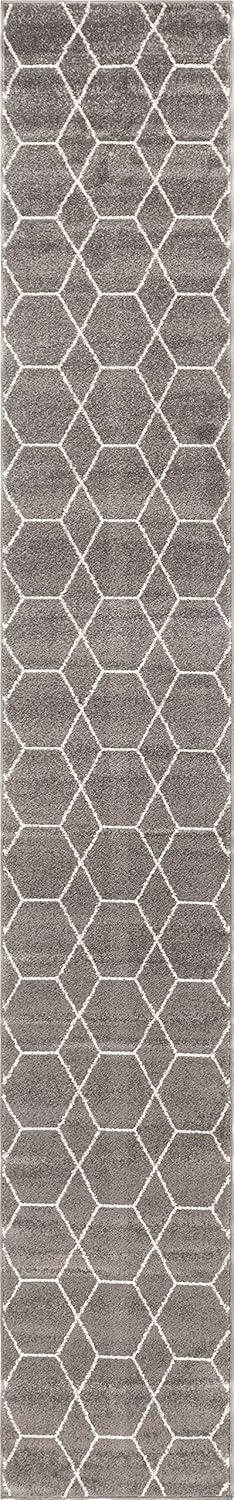 Unique Loom Trellis Frieze Geometric Trellis Indoor Woven Area Rug