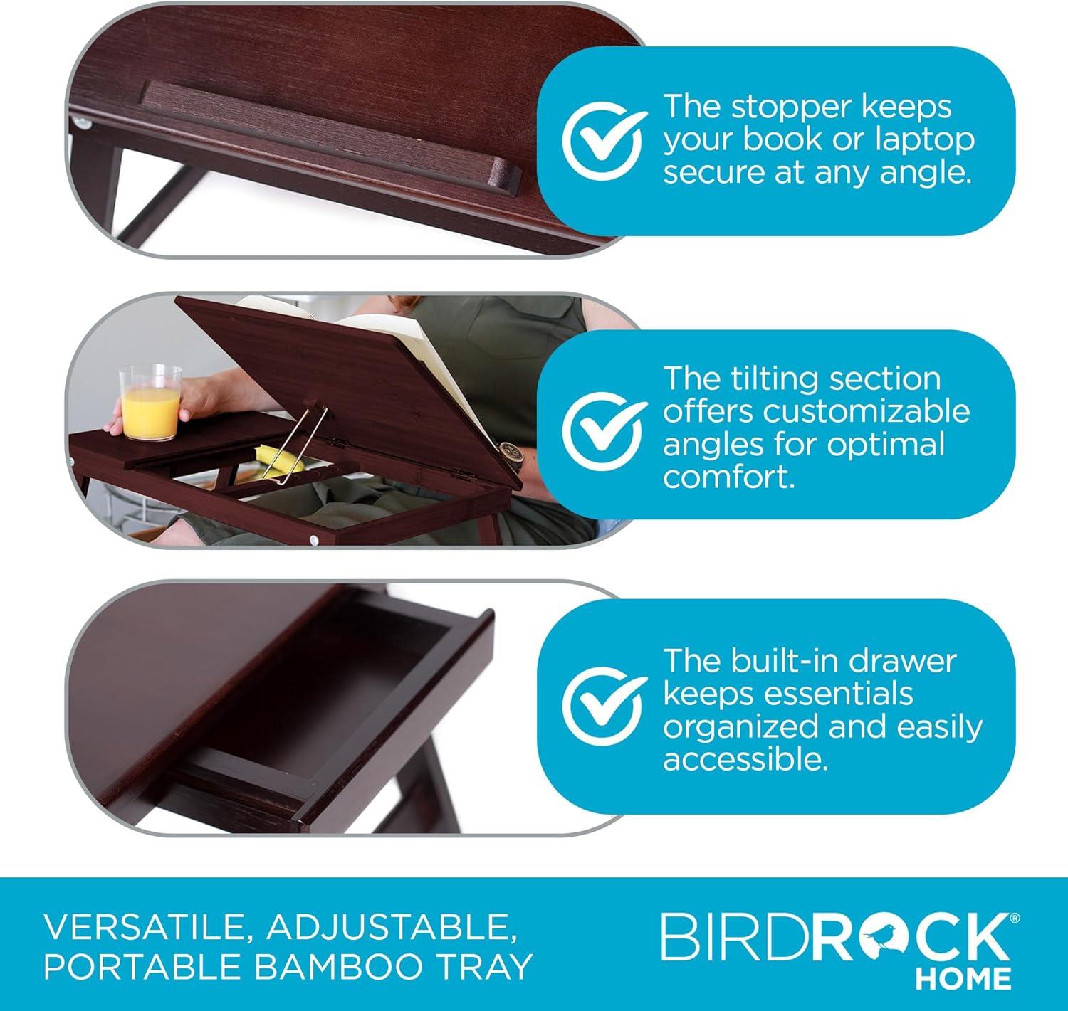 Sofia + Sam Adjustable Solid Wood Standing Desk Converter
