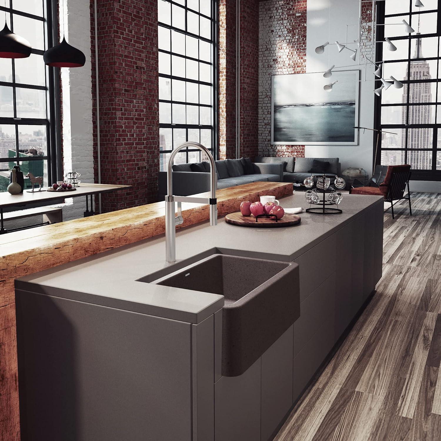 Ikon SILGRANIT 30" L x 19" W Farmhouse Sink