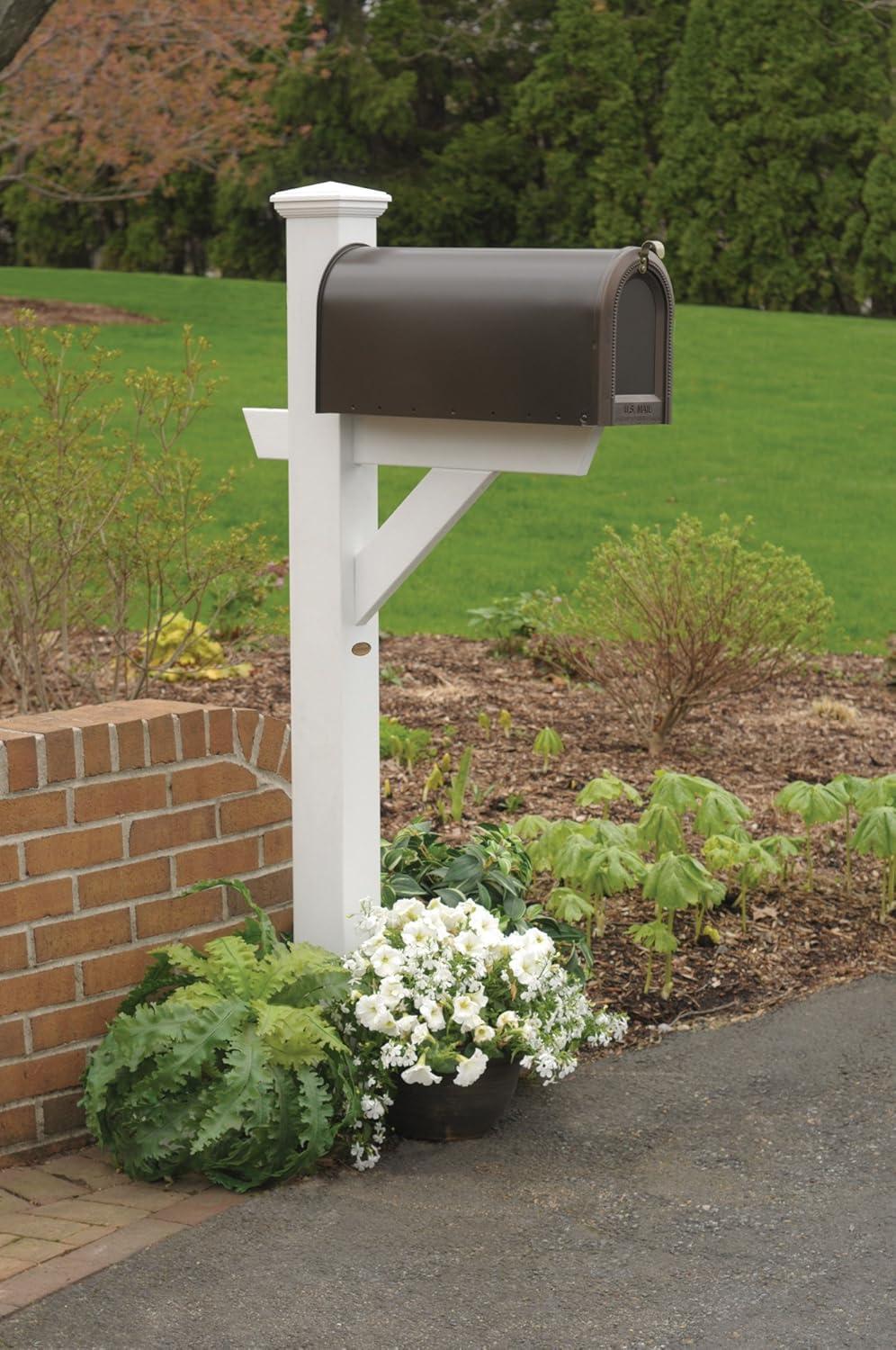 Highwood Poly Lumber Hazleton Mailbox Post - In-Ground, 58" H, 4" x 4" Post