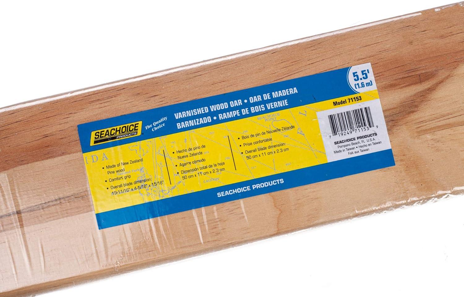 Seachoice Premium Varnished Oar with Comfort Grip