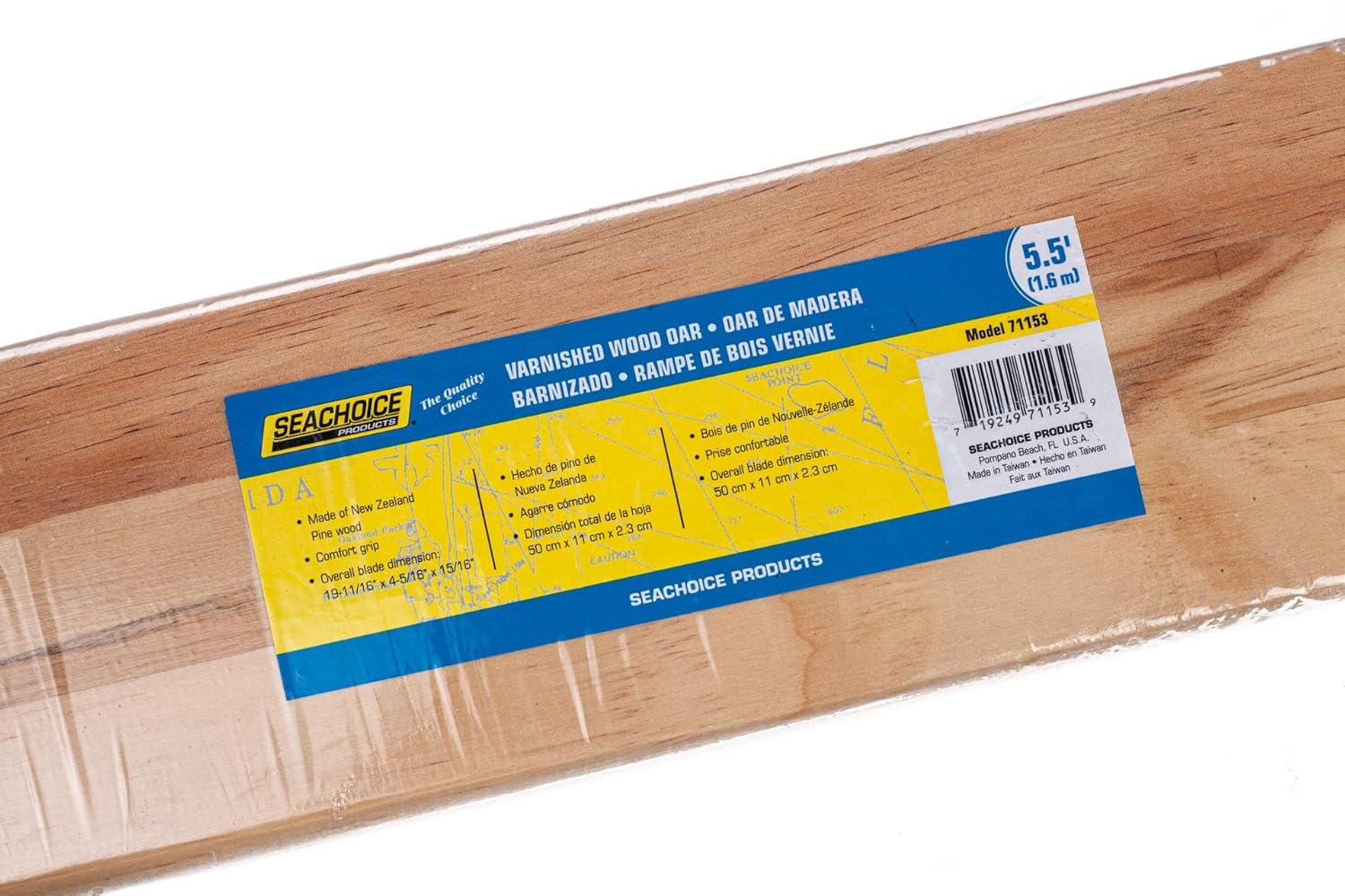 Seachoice Premium Varnished Oar with Comfort Grip
