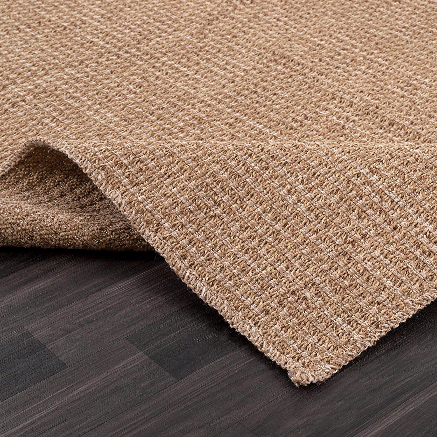 4'x6' Pata Hand Woven Chunky Jute Area Rug, Natural - JONATHAN Y