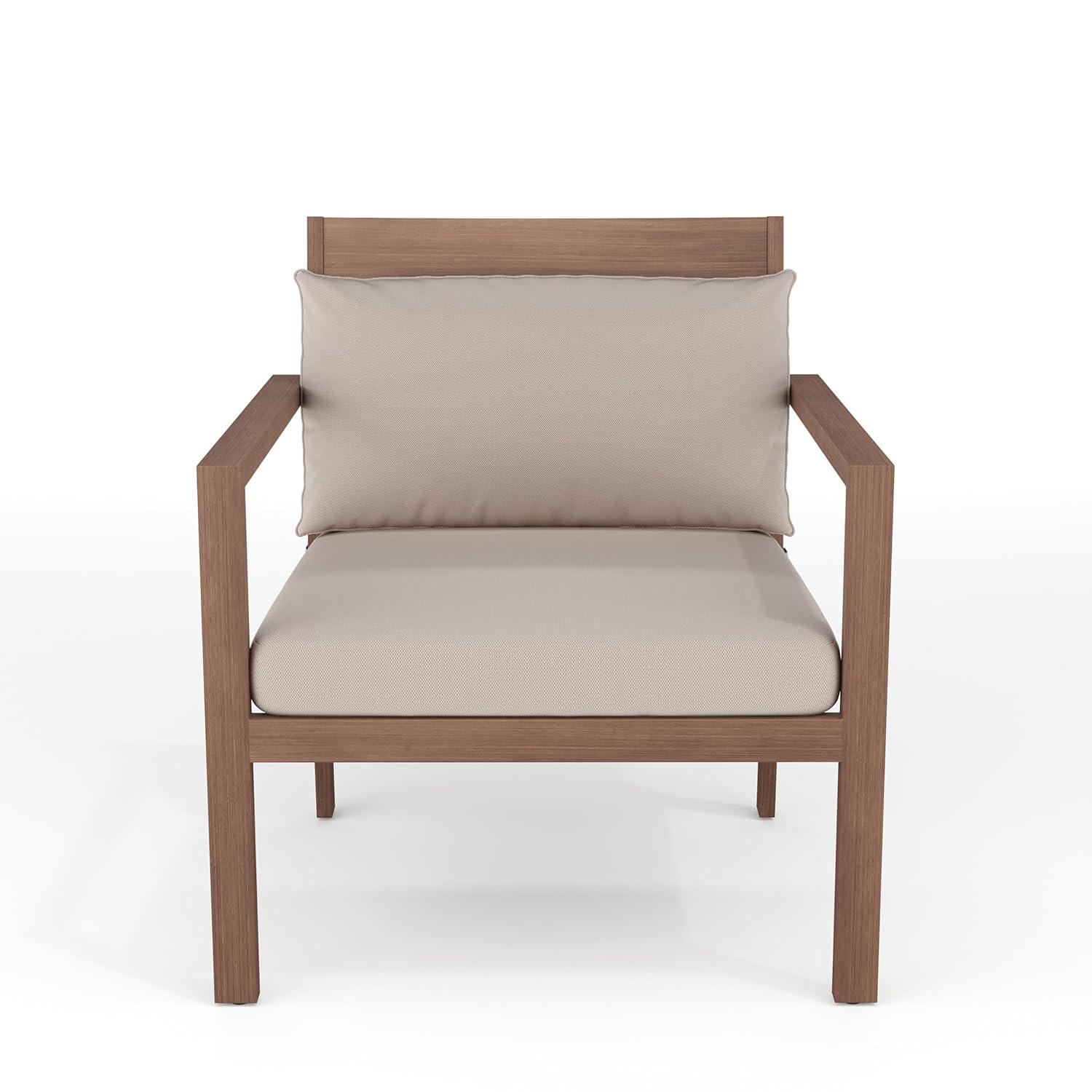Martha Stewart Martha Stewart Bedford All-Weather Patio Accent Chairs with Seat and Lumbar Cushions (Set of 2)