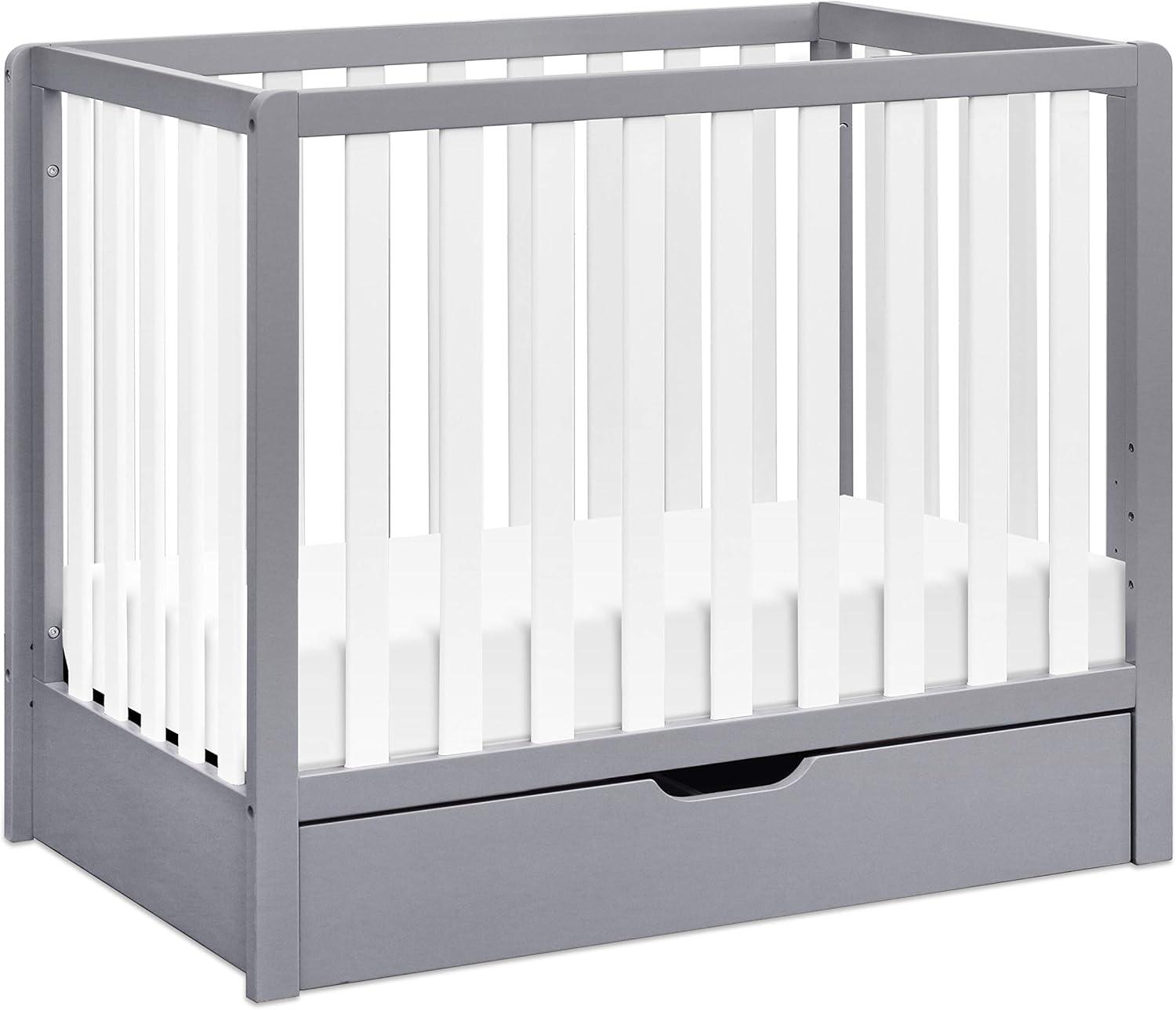 Colby 4-in-1 Mini Convertible Crib with Storage