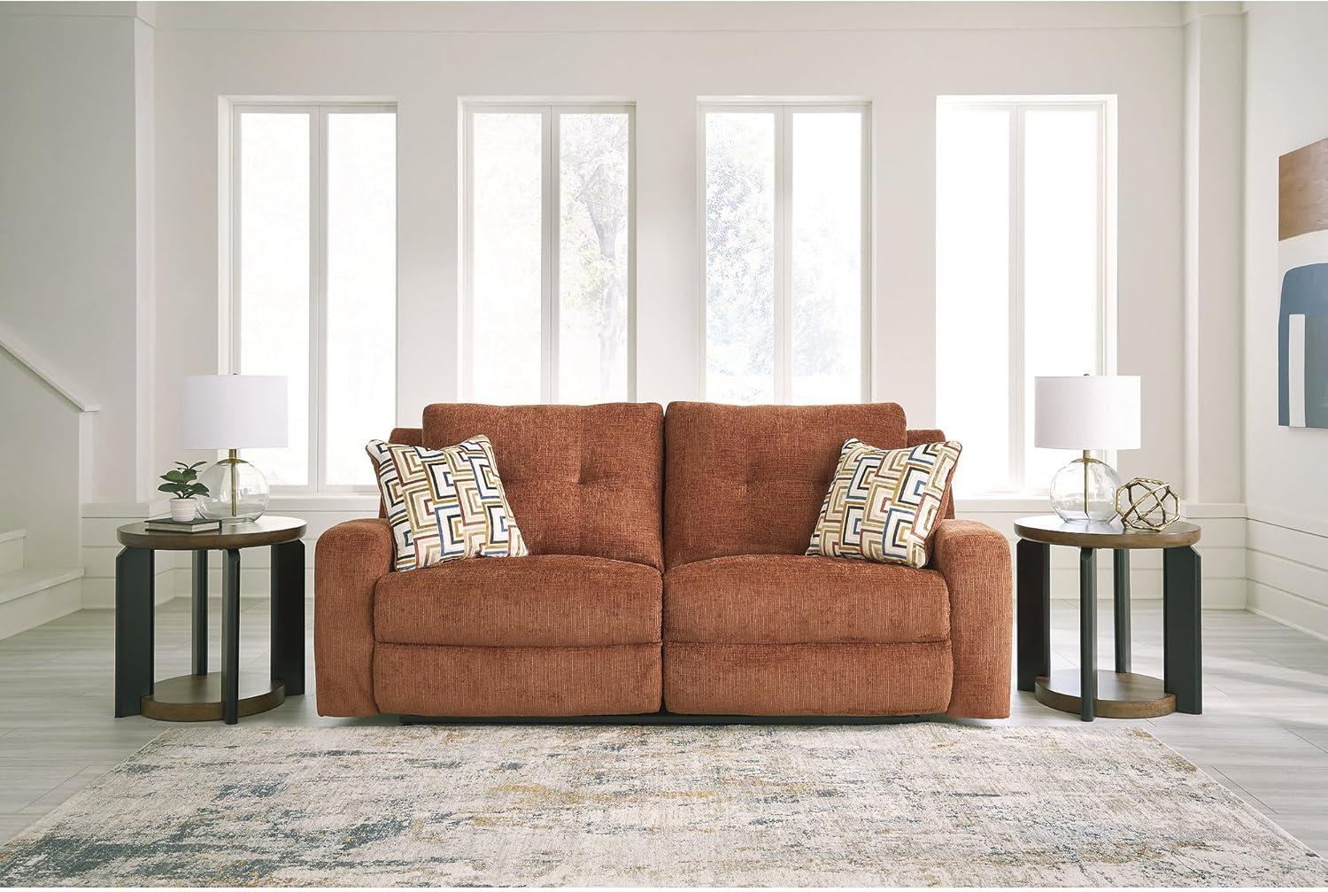 Signature Design by Ashley Danum Beige Reclining Sofa