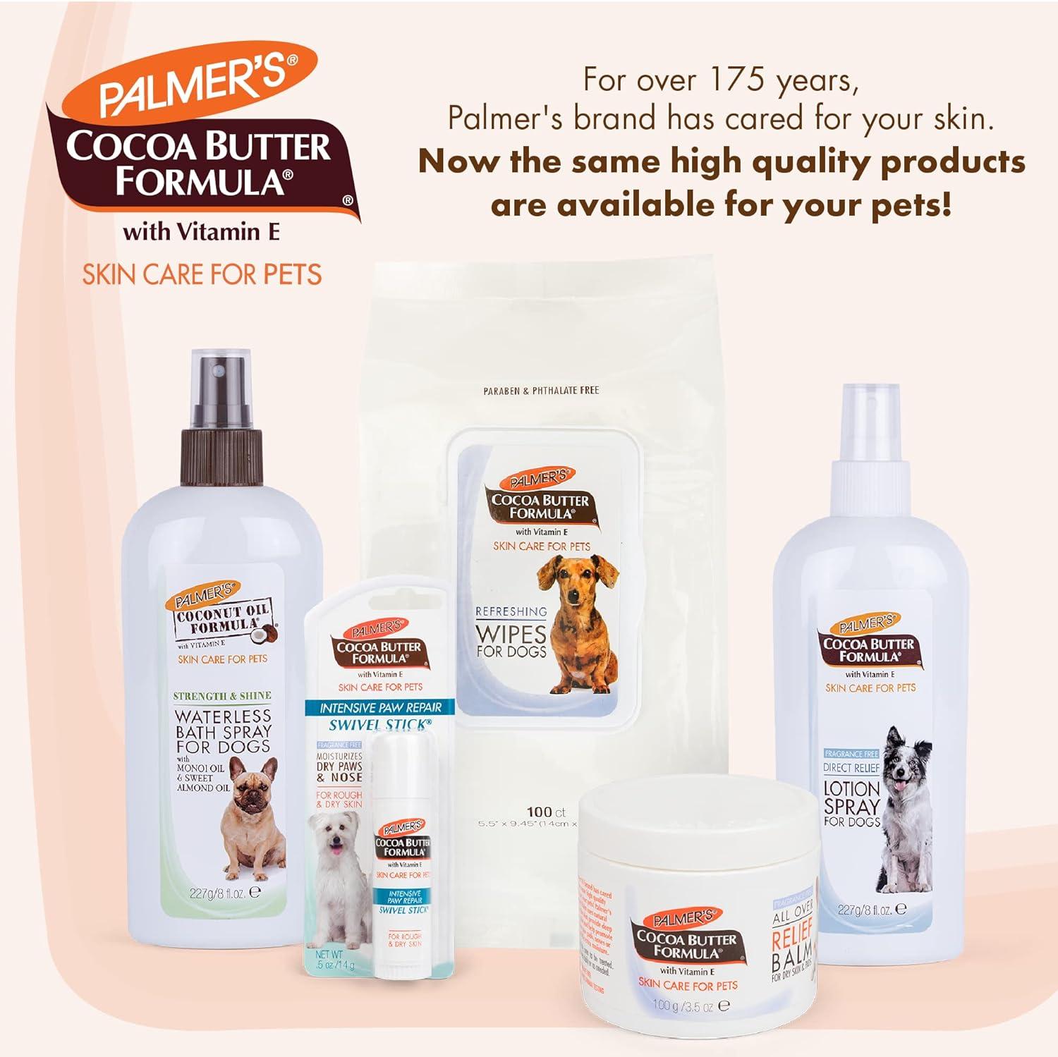 Palmer's Cocoa Butter Intensive Dog Paw Swivel Stick, Vitamin E Peppermint Shea Butter, .5 oz