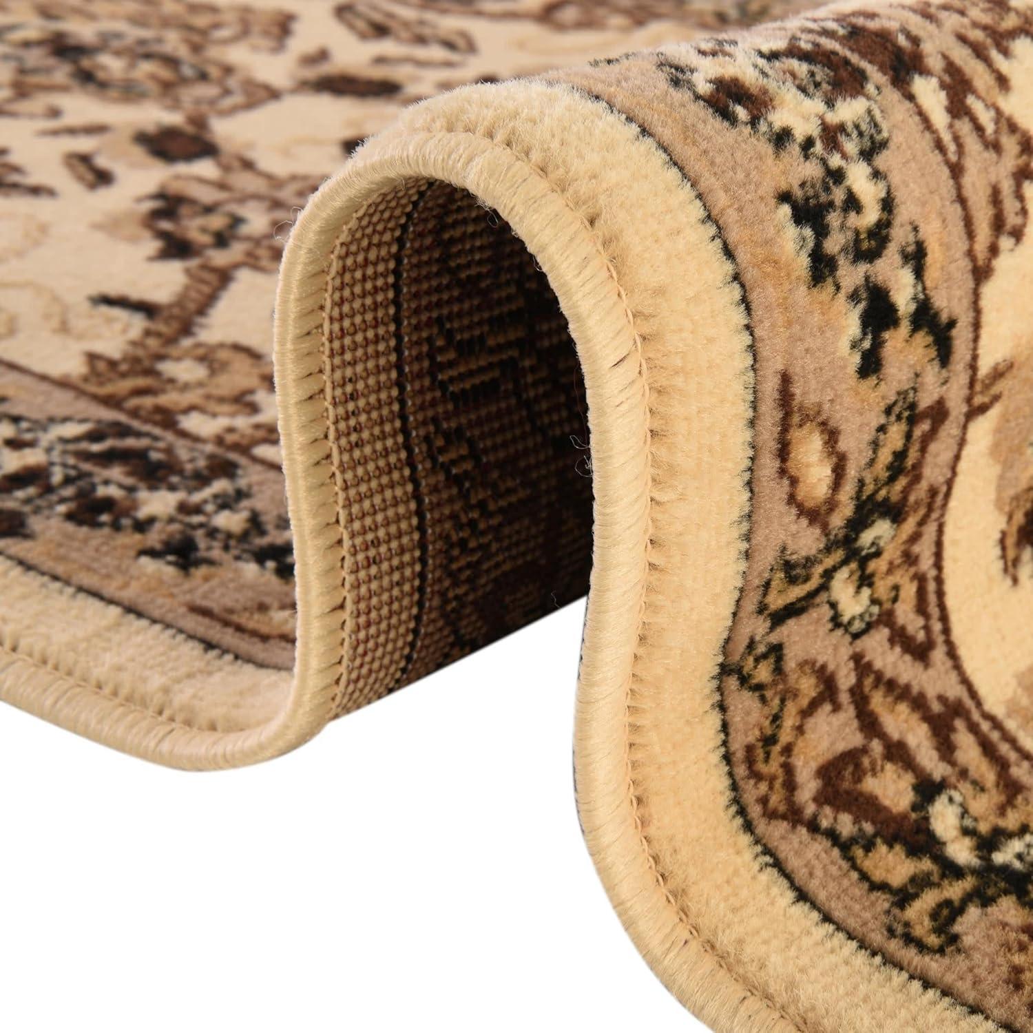 Unique Loom 6' 1 x 9' 0 Sialk Hill Washington Ivory Area Rug