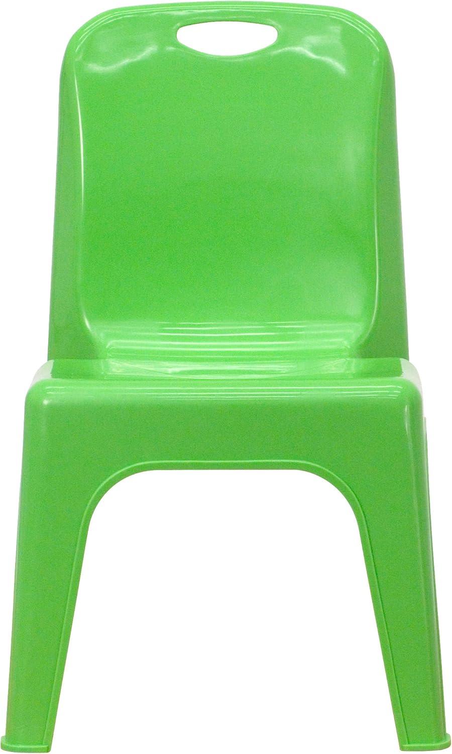 Goddard Plastic Stackable School Chair with Carrying Handle and 11'' Seat Height