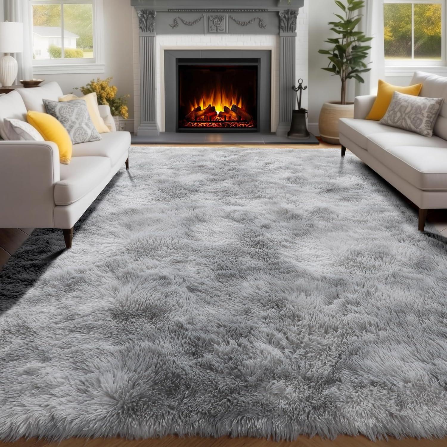 nuLOOM Cloud Shag Accent Rug, 3x5, Gray