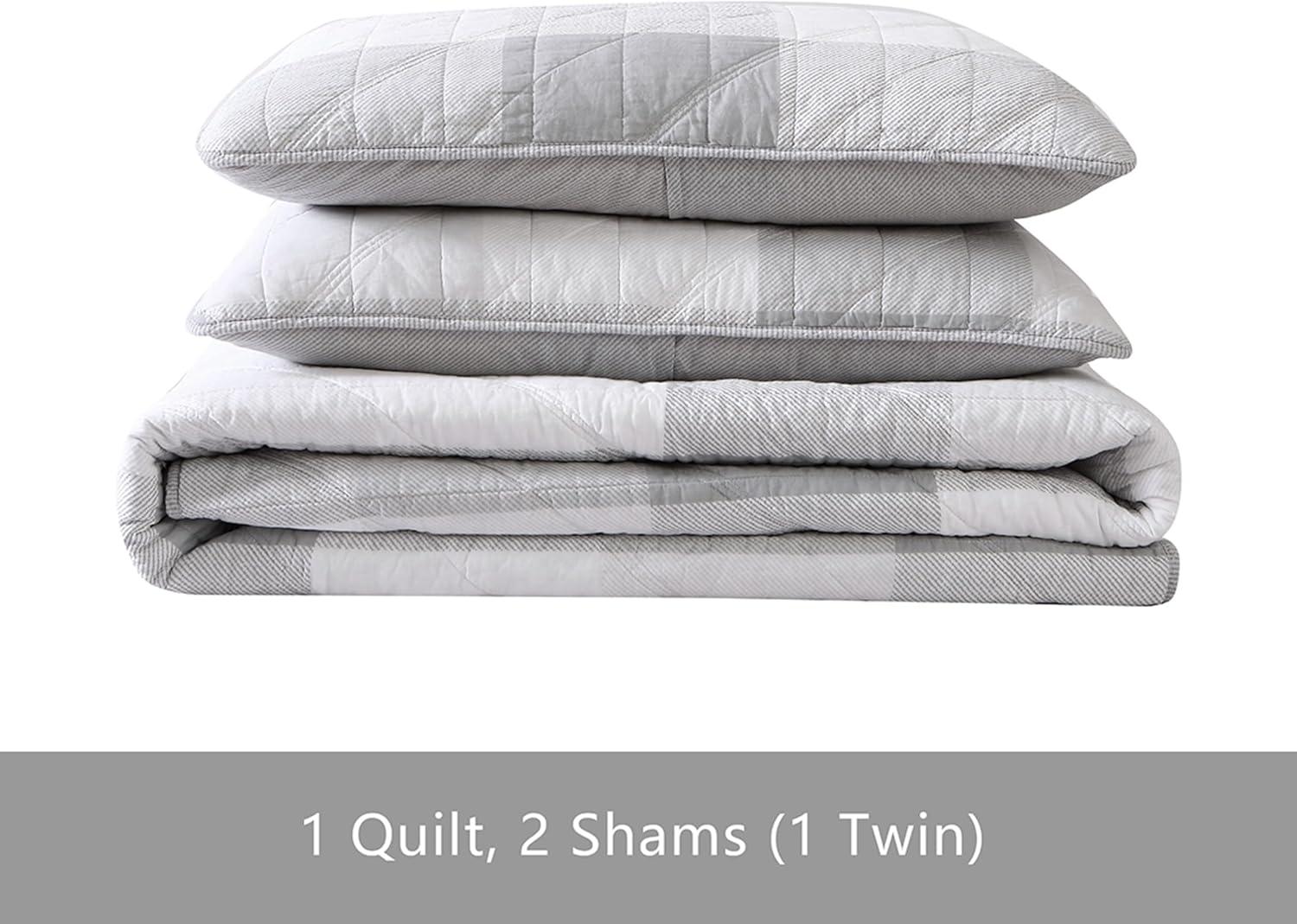 Boulder Plaid Reversible Quilt & Sham Set - Eddie Bauer