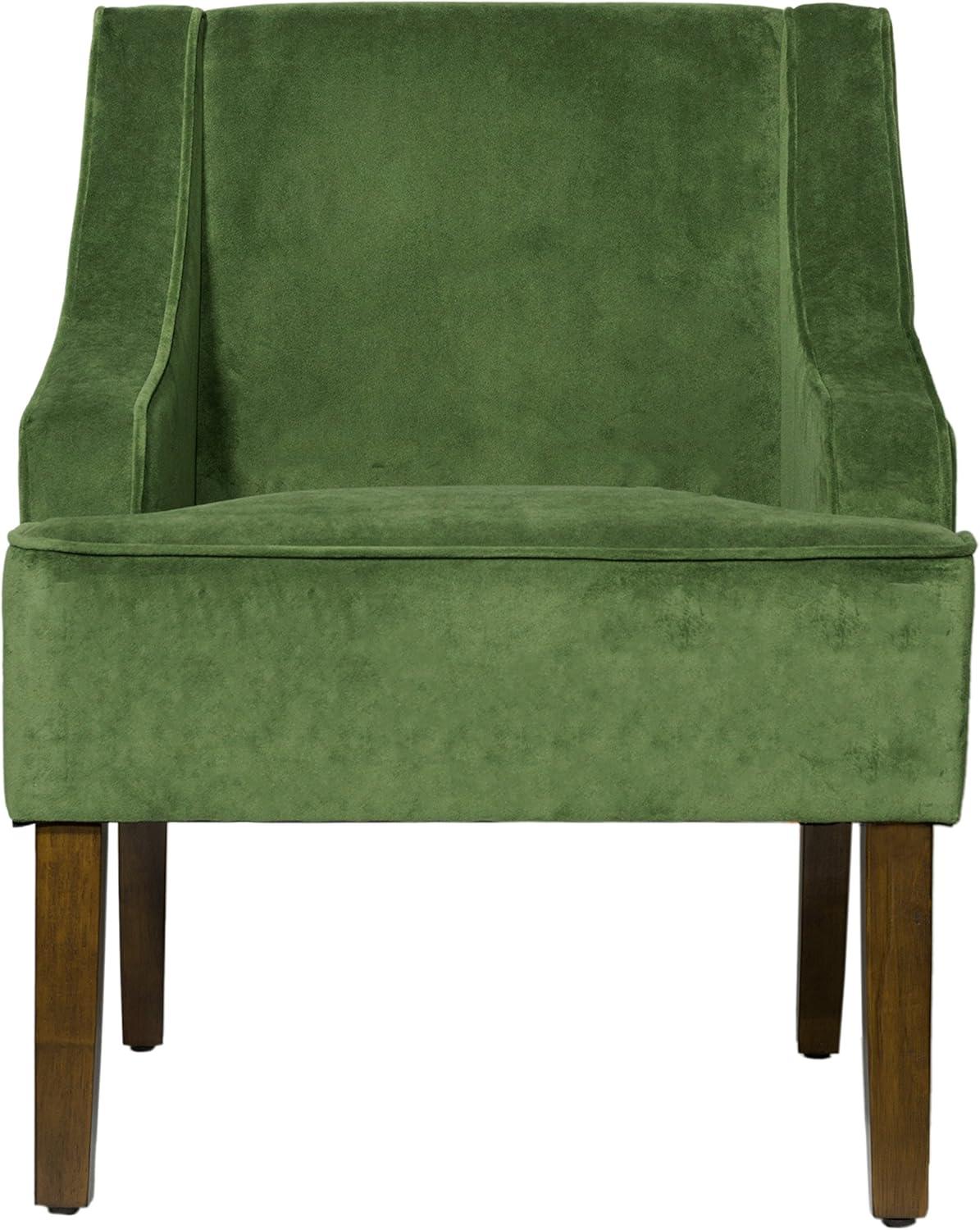 Velvet Swoop Armchair - HomePop