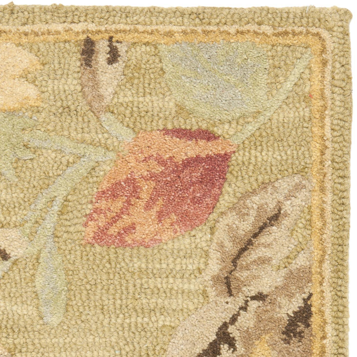 Blossom BLM785 Hand Hooked Accent Rug - Green/Multi - 2'x3' - Safavieh.