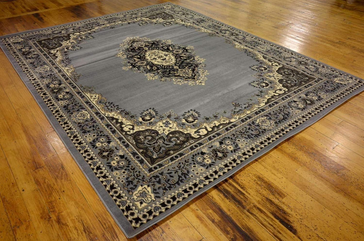 Rugs.com Amaya Collection Rug – 8' x 10' Red Medium Rug Perfect For Living Rooms, Large Dining Rooms, Open Floorplans