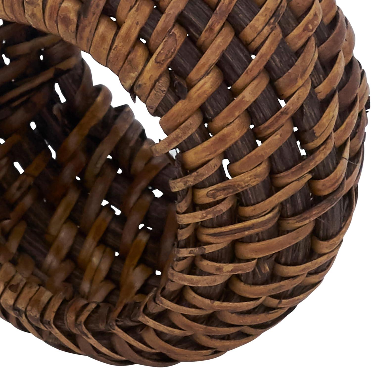 Avignon Woven Design Rattan Napkin Ring