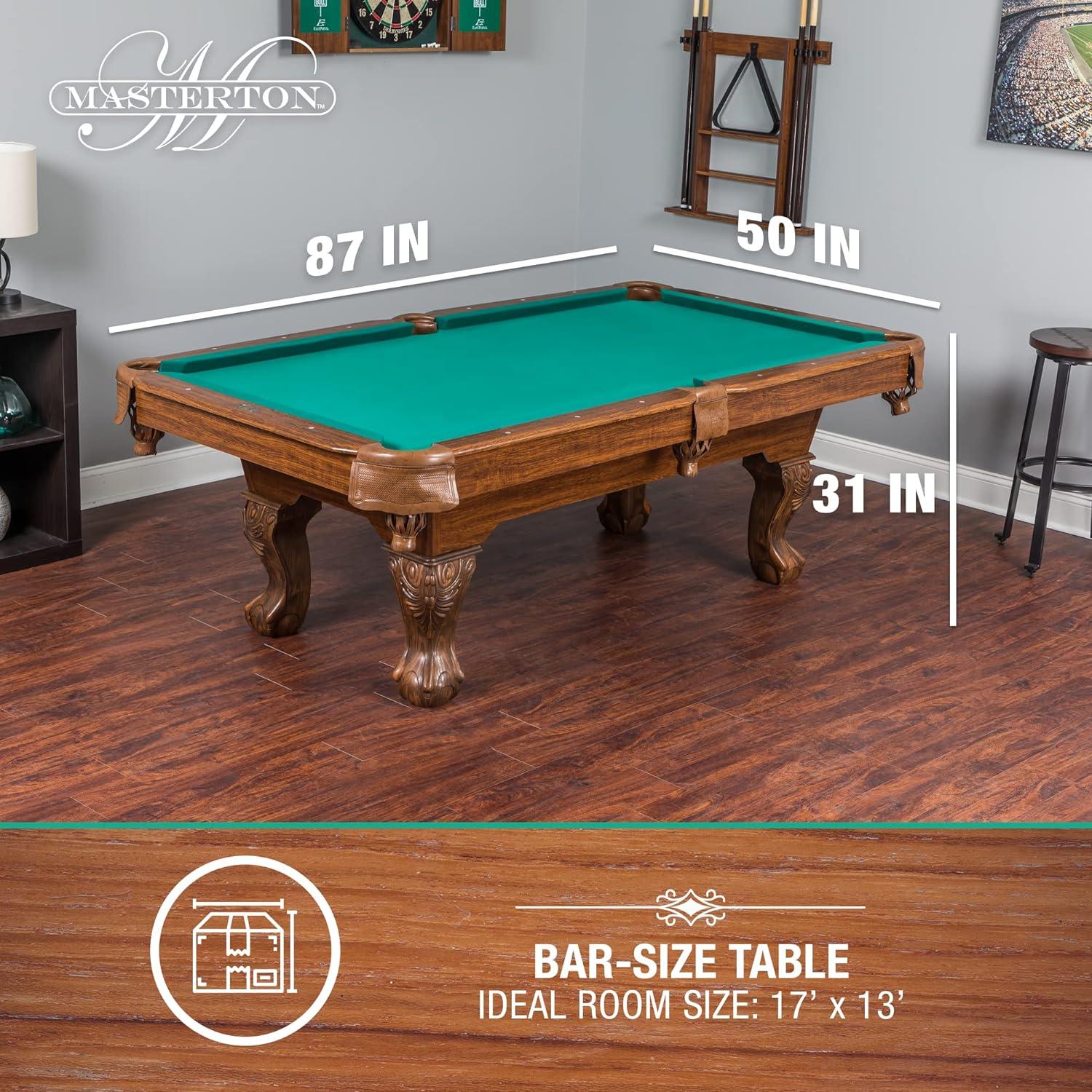 Eastpoint Sports Masterton Billiard Pool Table - 87 Inch – Perfect For Family Game Room