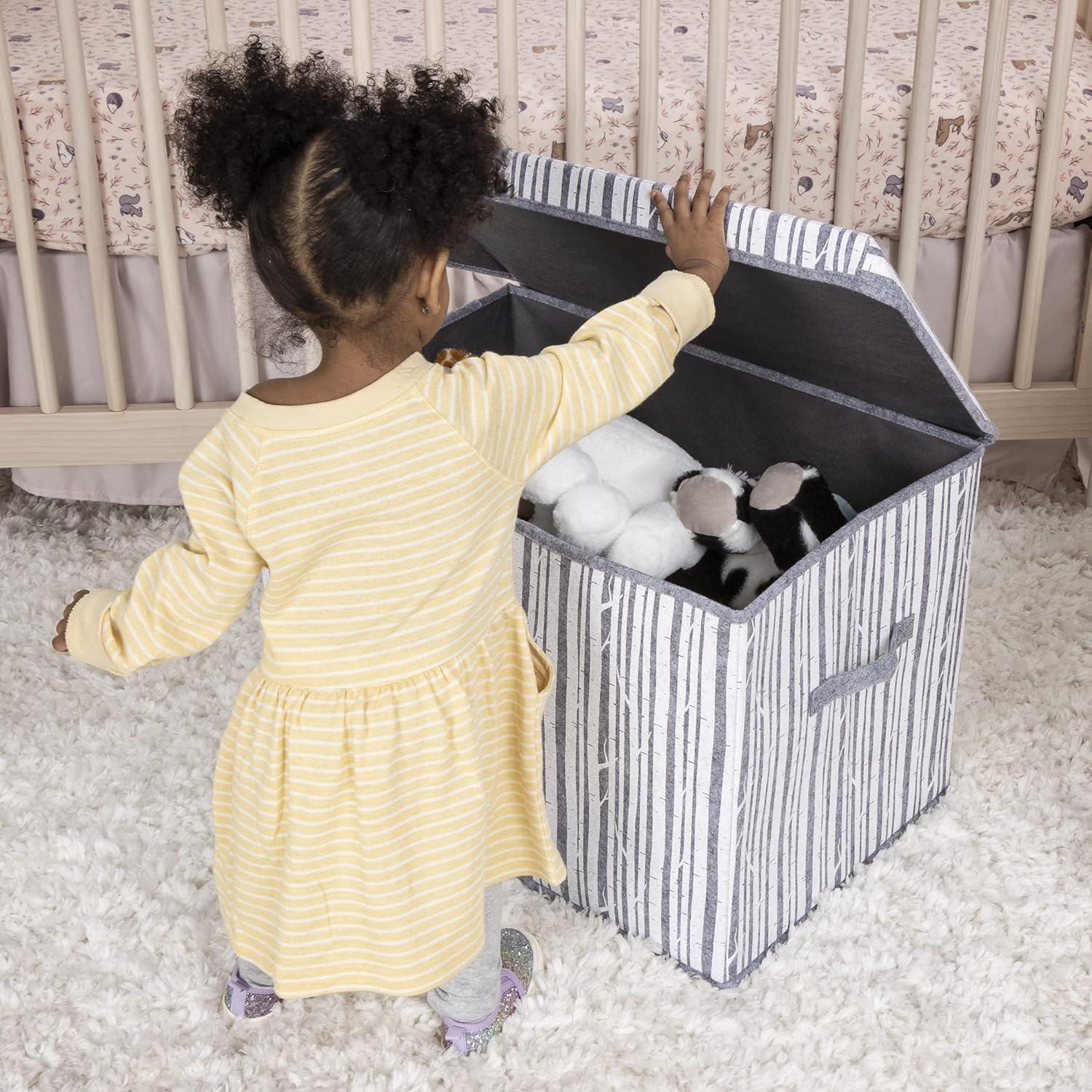 Redwood Rover Kline Birch Felt Toy Box By Redwood Rover®