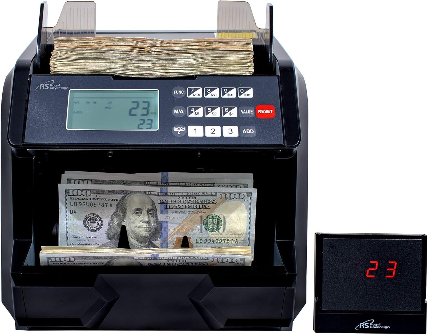 Royal Sovereign Front Load Bill Counter with Counterfeit Detection RBC-EG100