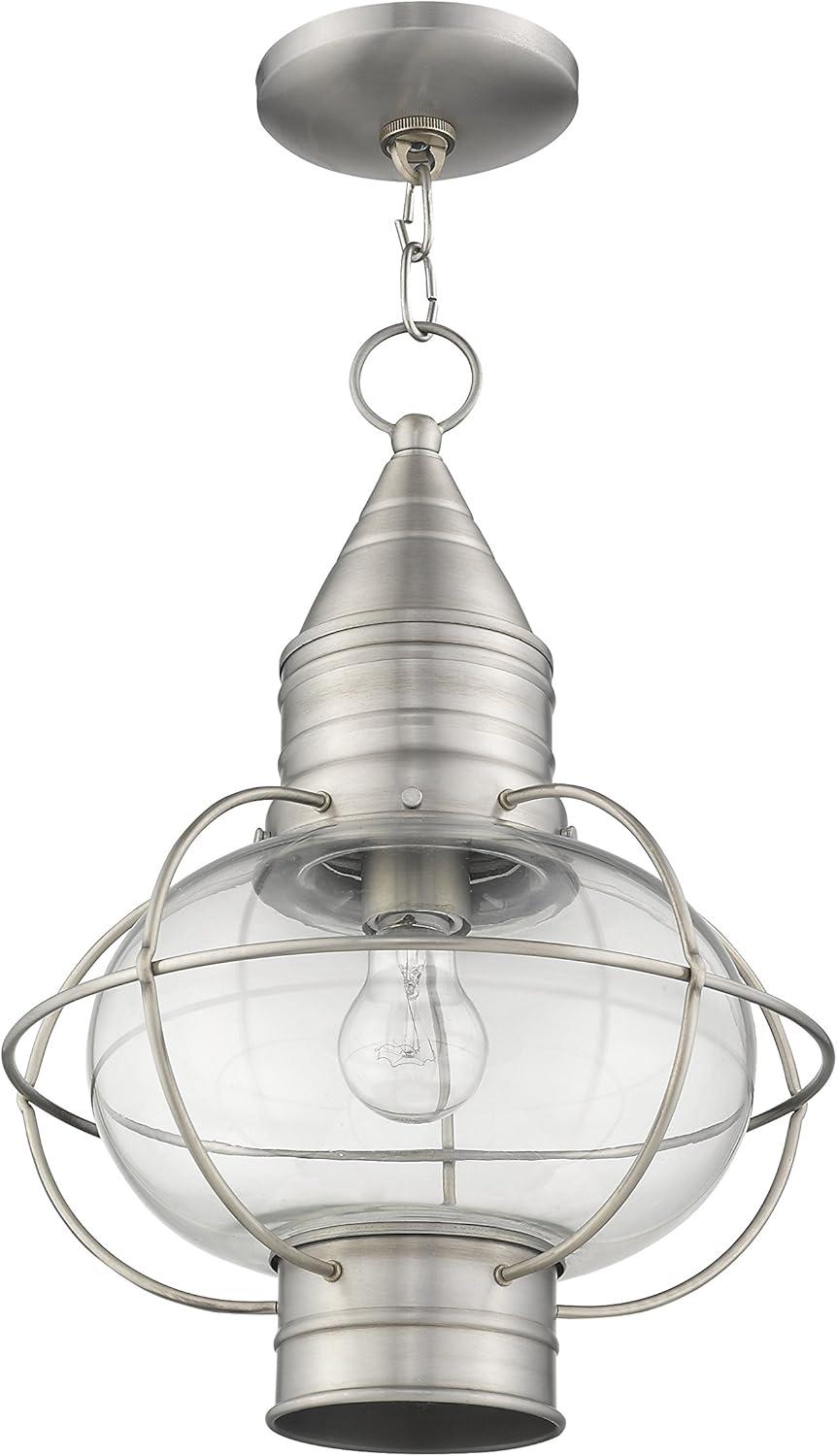 Livex Lighting Newburyport 1 - Light Pendant in  Brushed Nickel