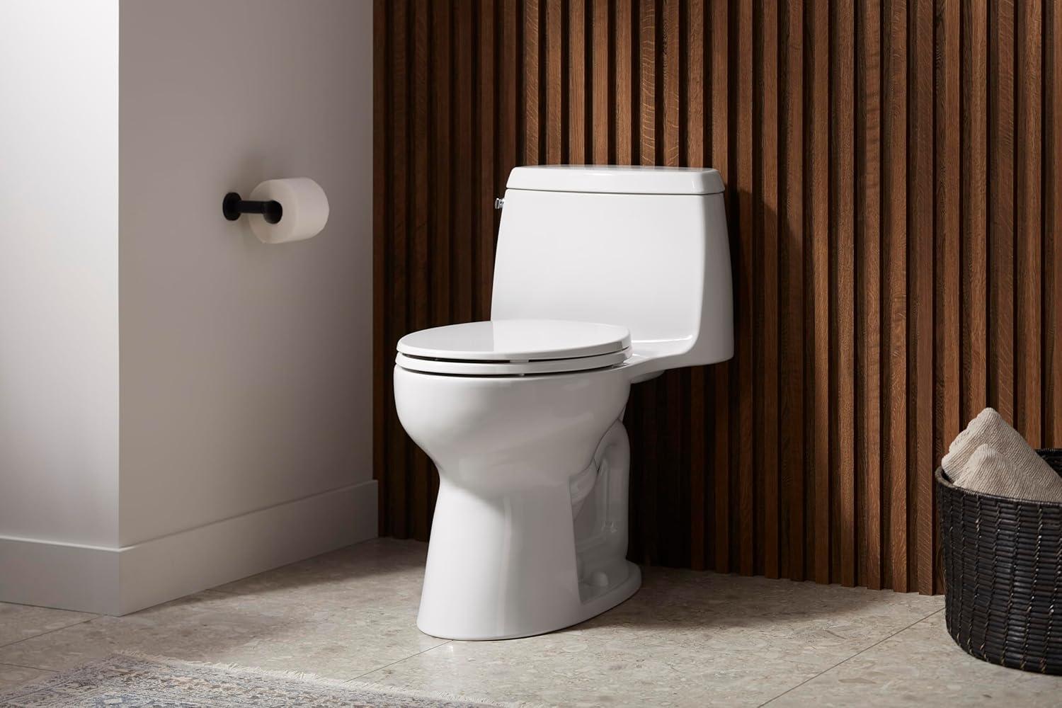 Kohler Brevia Quiet-Close Toilet Seat with Grip-Tight Bumpers and Quick-Attach Hardware