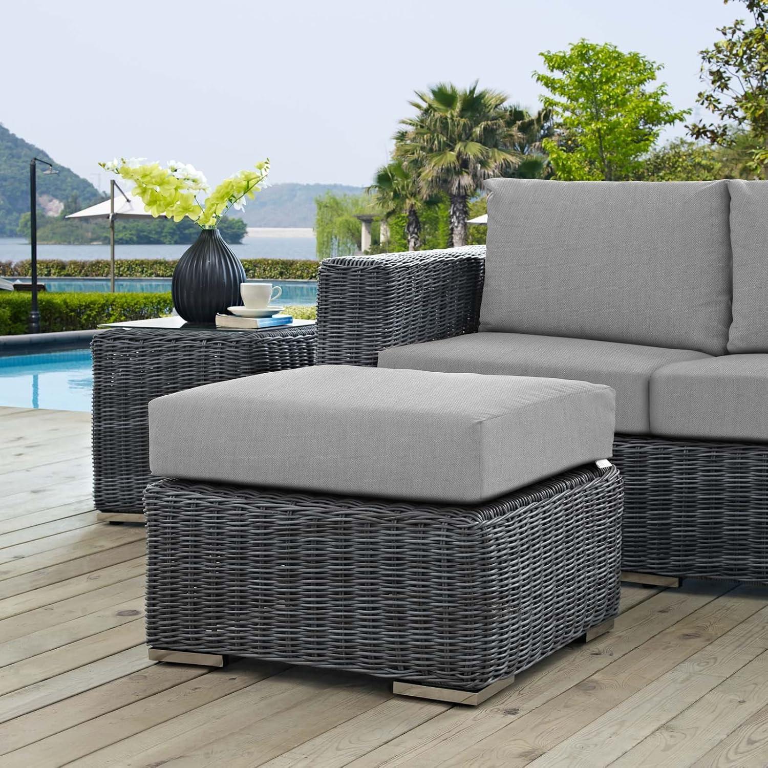 Modway Modrest Invite Outdoor Patio Ottoman