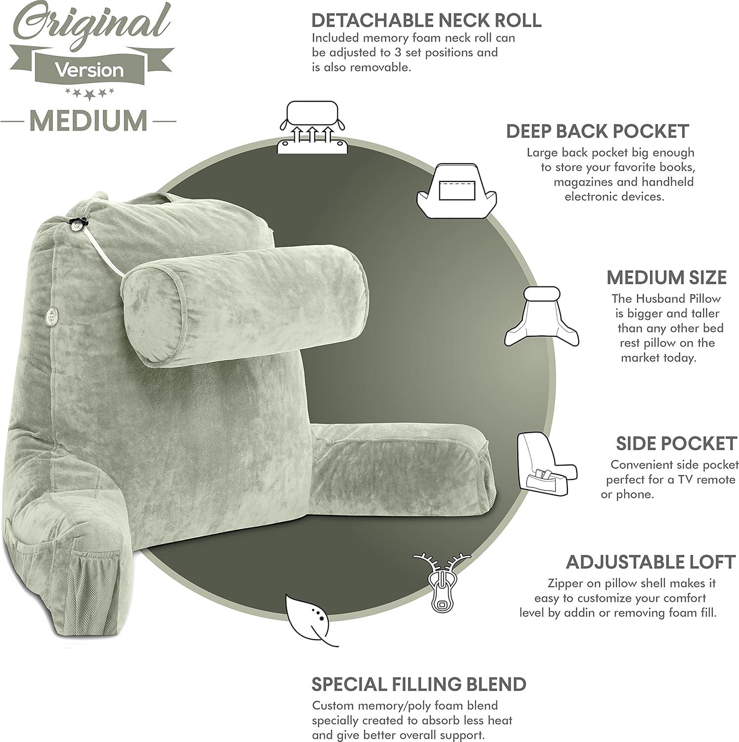 Husband Pillow  Reading Rest Outdoor Pillow Cover & Insert & Reviews | Wayfair