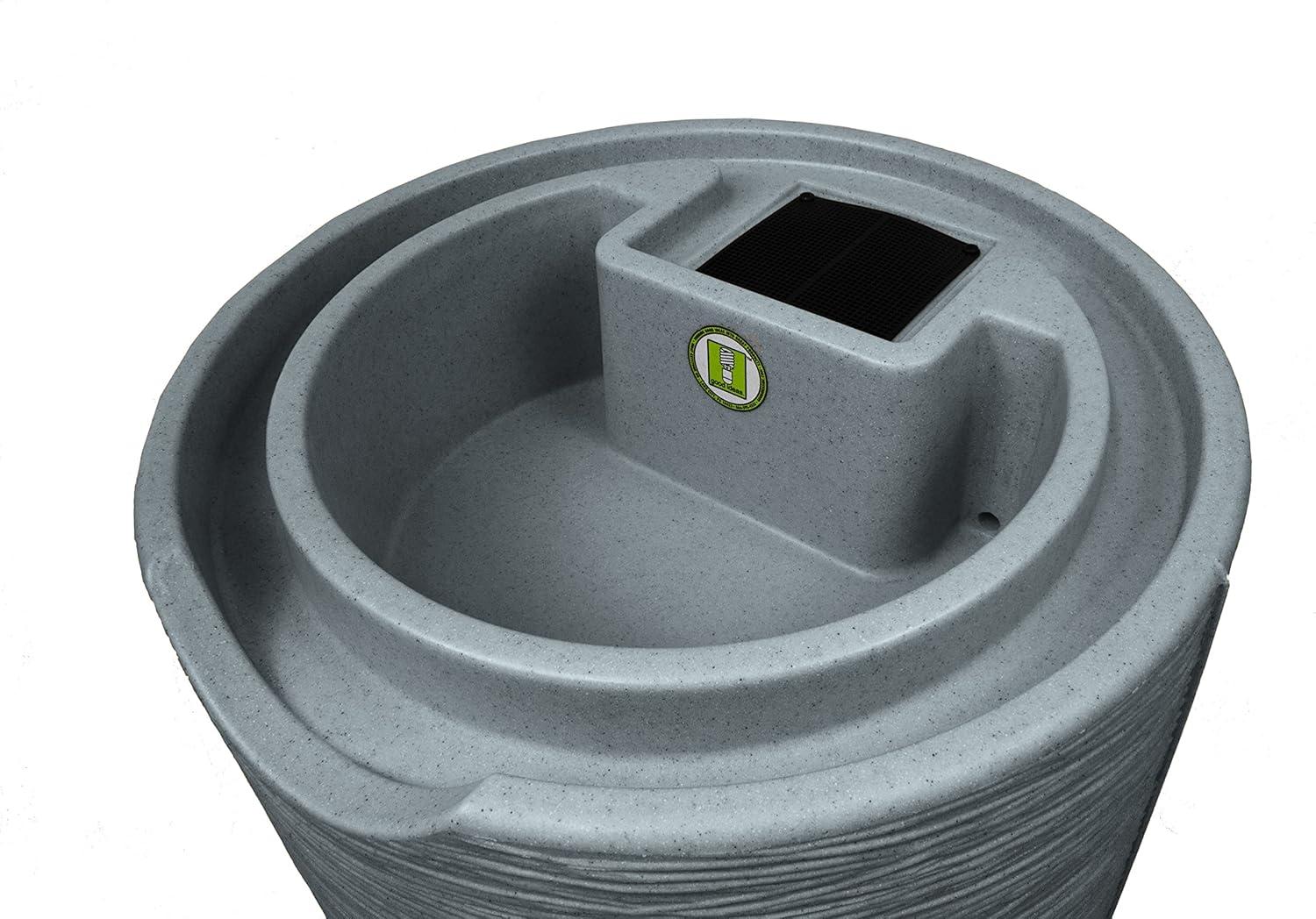 Good Ideas Good Ideas 50 Gallons Plastic Drainable Dual Overflow Planter Rain Barrel