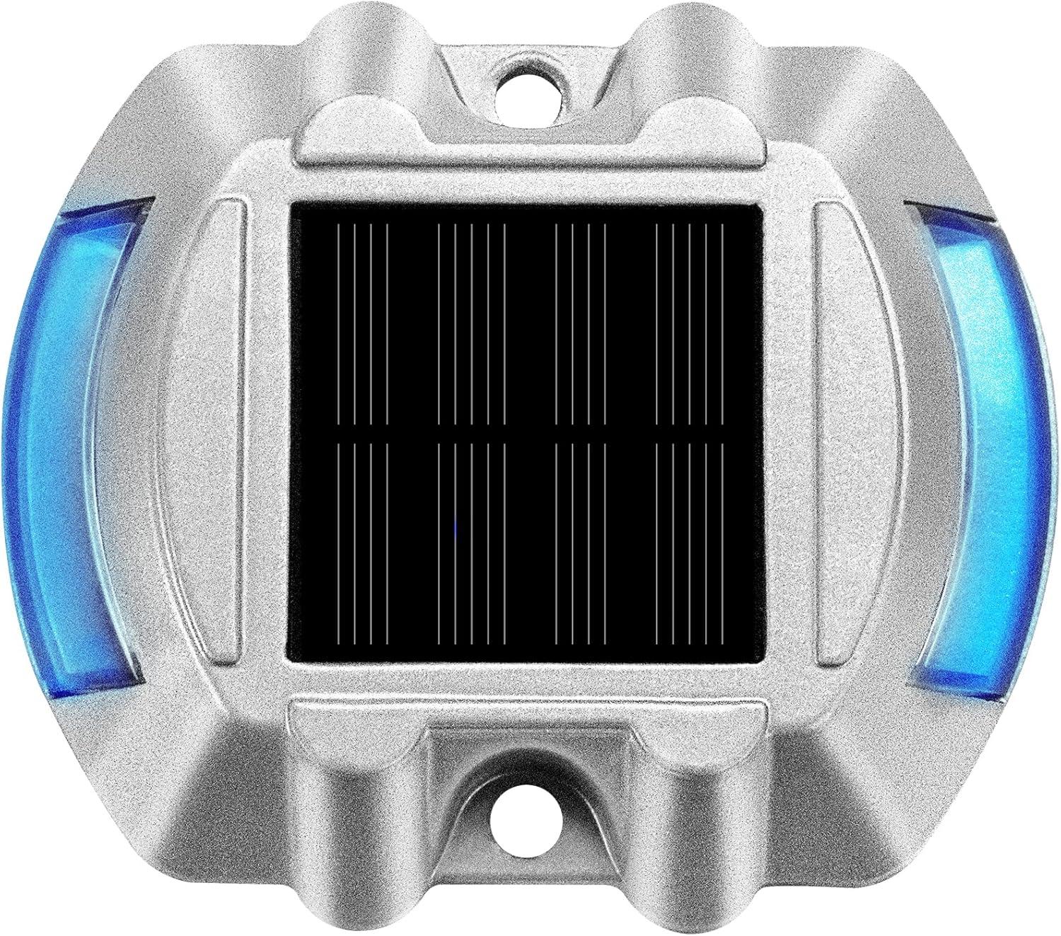 Solar Blue LED Pathway Lights Multipack with Aluminum Housing