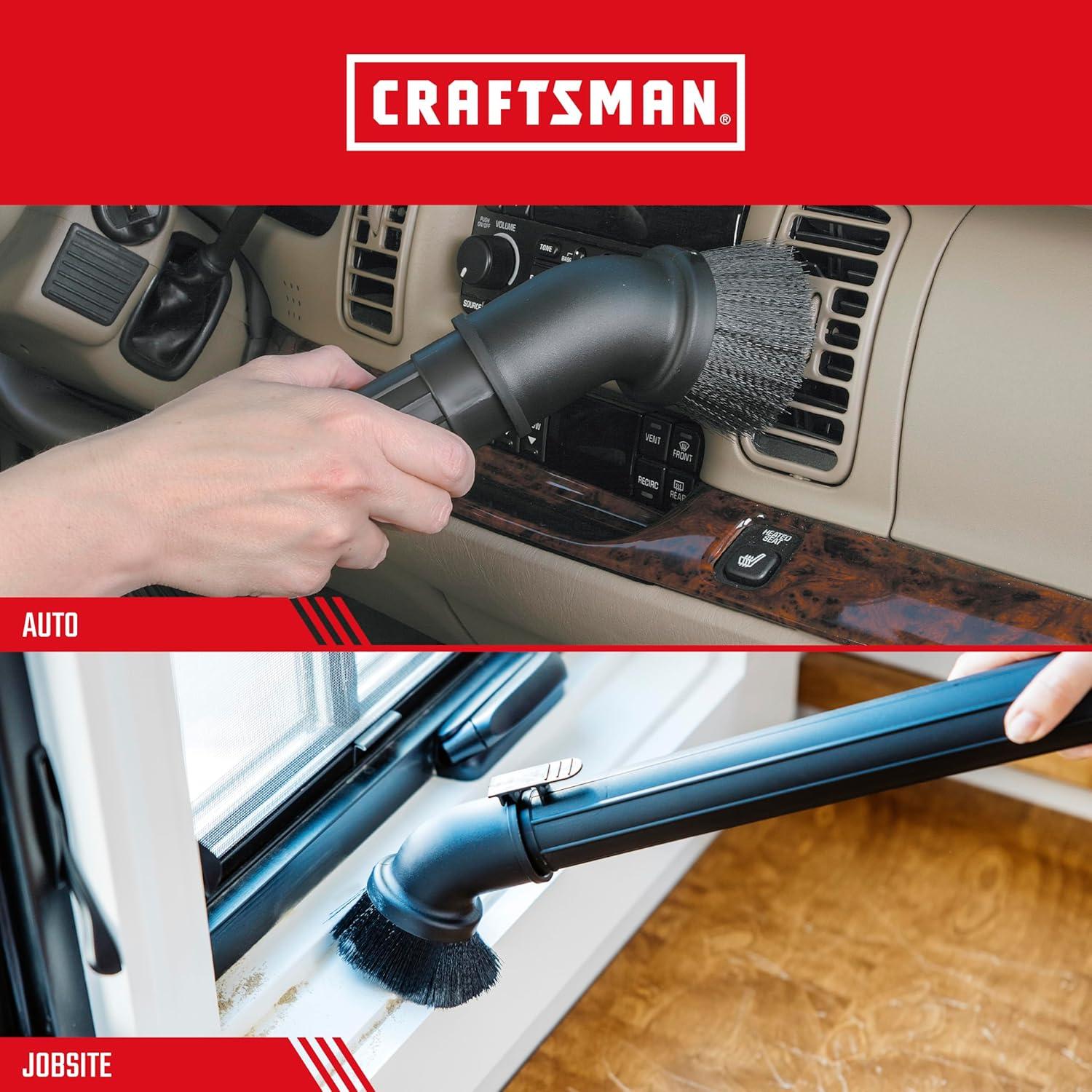 CRAFTSMAN CMXZVBE38725 1-7/8 in. Dusting Brush Wet/Dry Vac Attachment