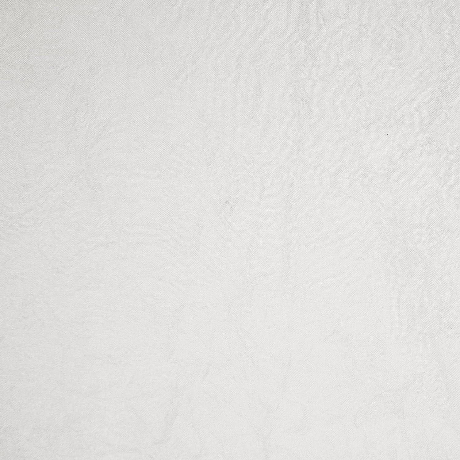 50"x84" No. 918 Sheer Avril Crushed Texture Rod Pocket Curtain Panel Cream: Modern Sheer Curtain Panel, Polyester