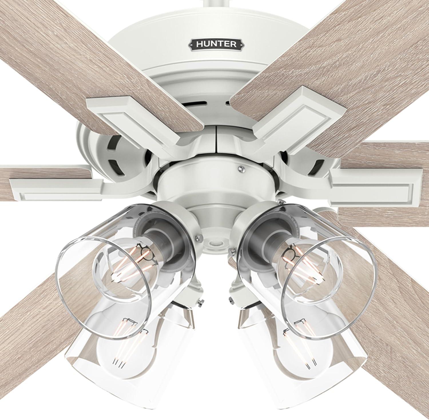 Hunter 52 Inch Fonthill ENERGY STAR® Hunterexpress Ceiling Fan With Lights And Remote