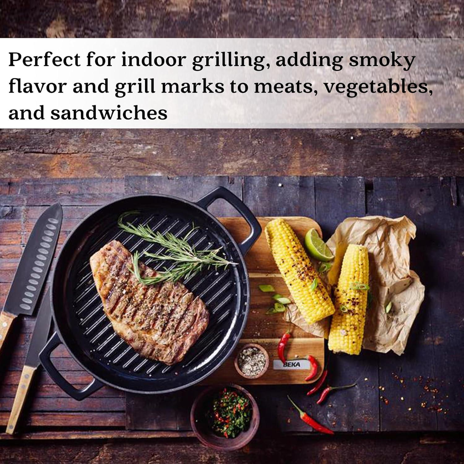 Alva Alva Nori 11" Premium Enameled Cast Iron Grill Pan