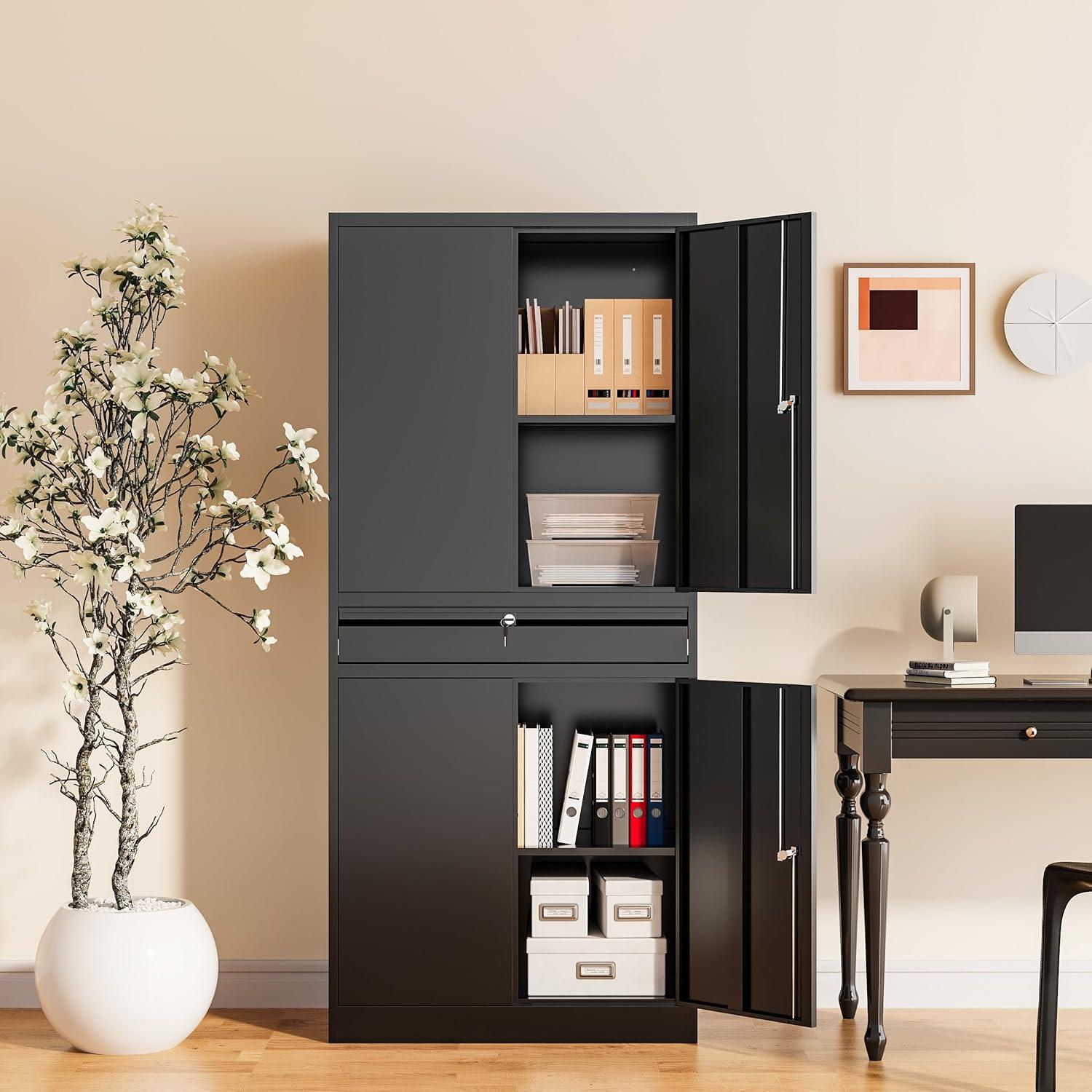 Latitude Run® 73" Lockable Storage Cabinet