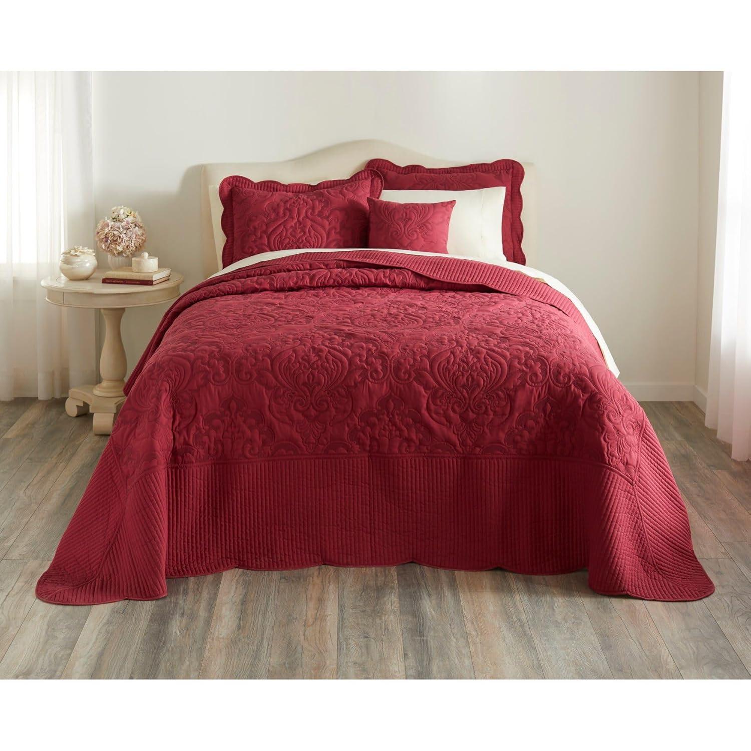 BrylaneHome Amelia Bedspread - Queen, Seaglass