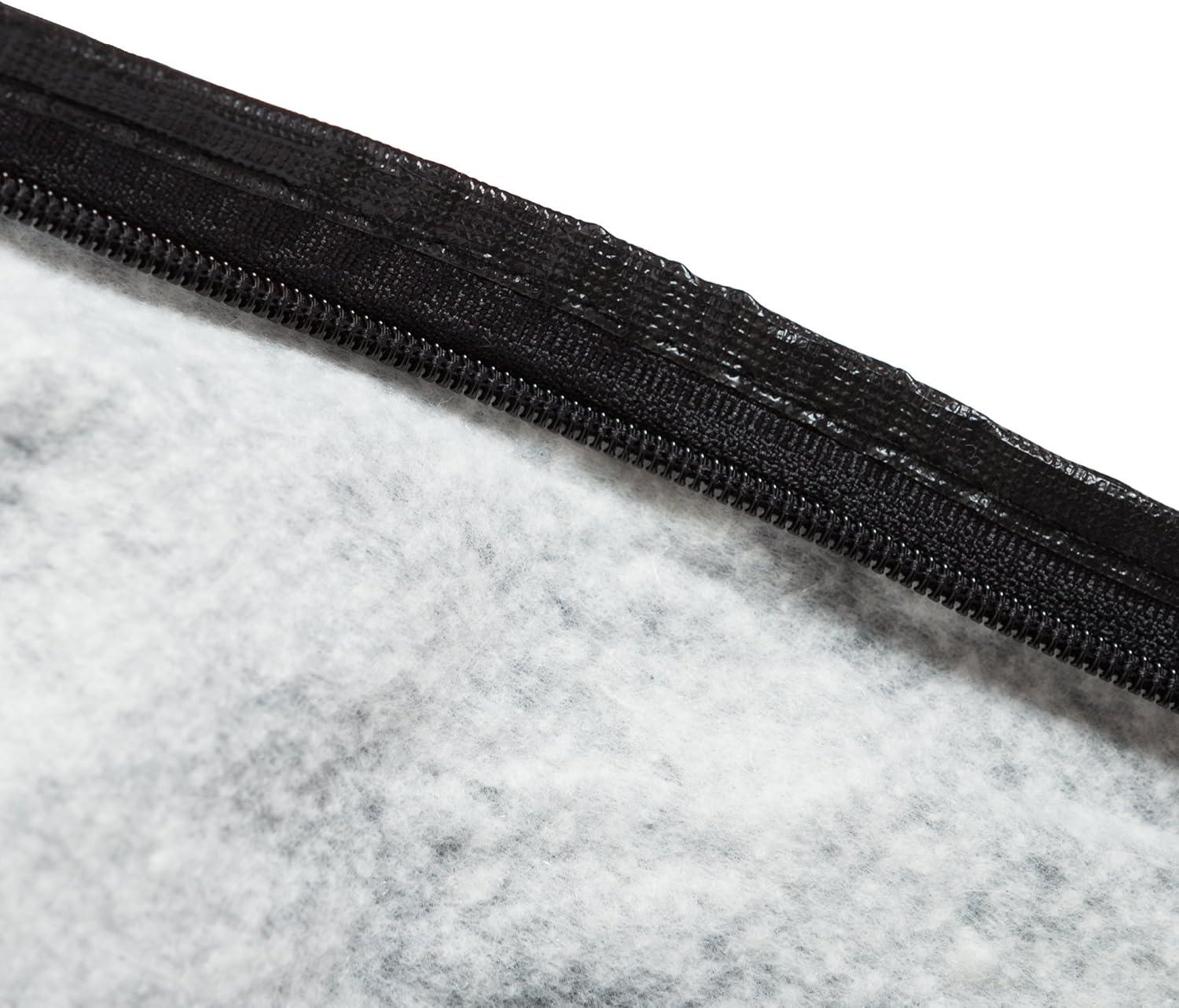 Fire Sense Fire Sense Outdoor Vinyl Head Cover LPG Patio Heaters Heavy Duty 10 Gauge Felt Lined with 32" Reflectors-Black