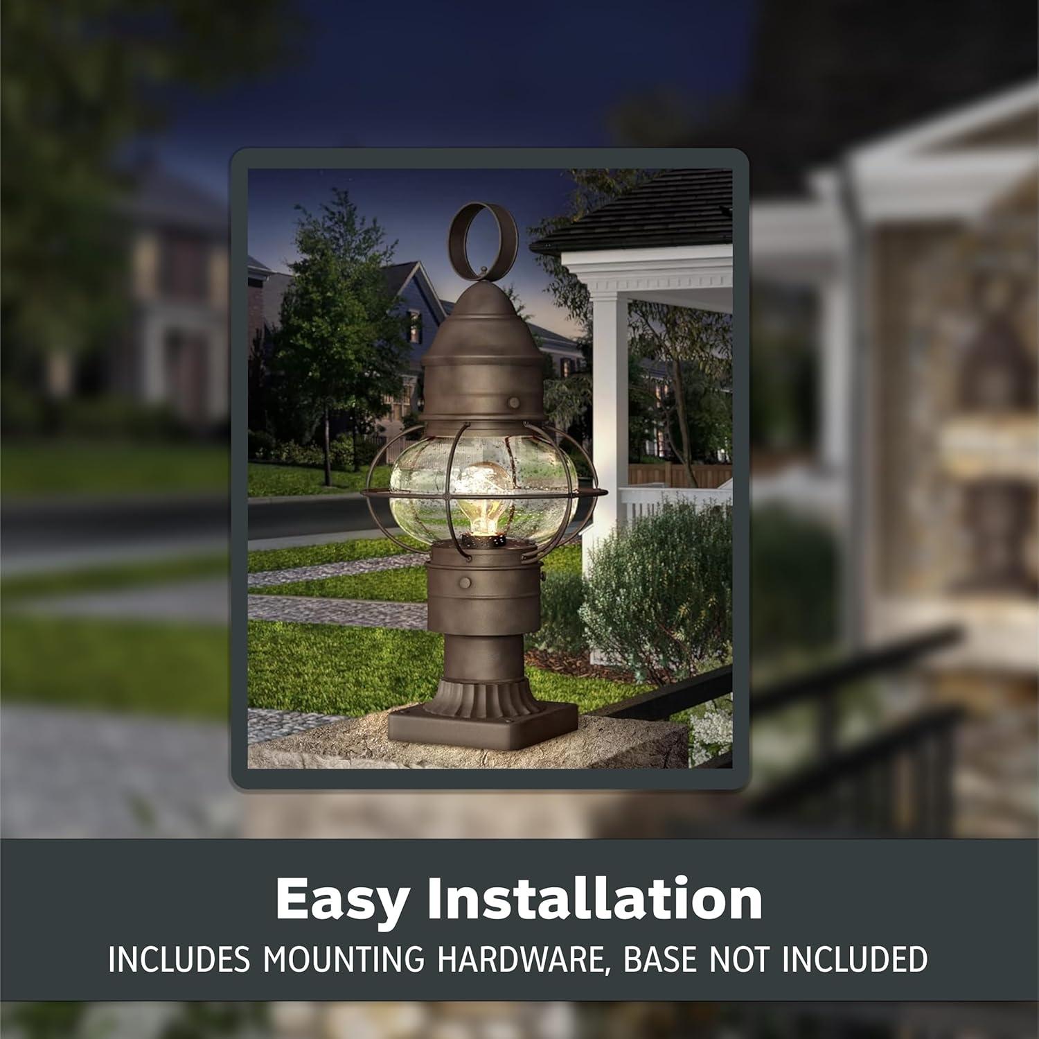 Astoria Grand Outdoor Lamp Post Light Fixture,Exterior Lantern for Yard, Garden, Patio, Porch, Driveway, Walkway