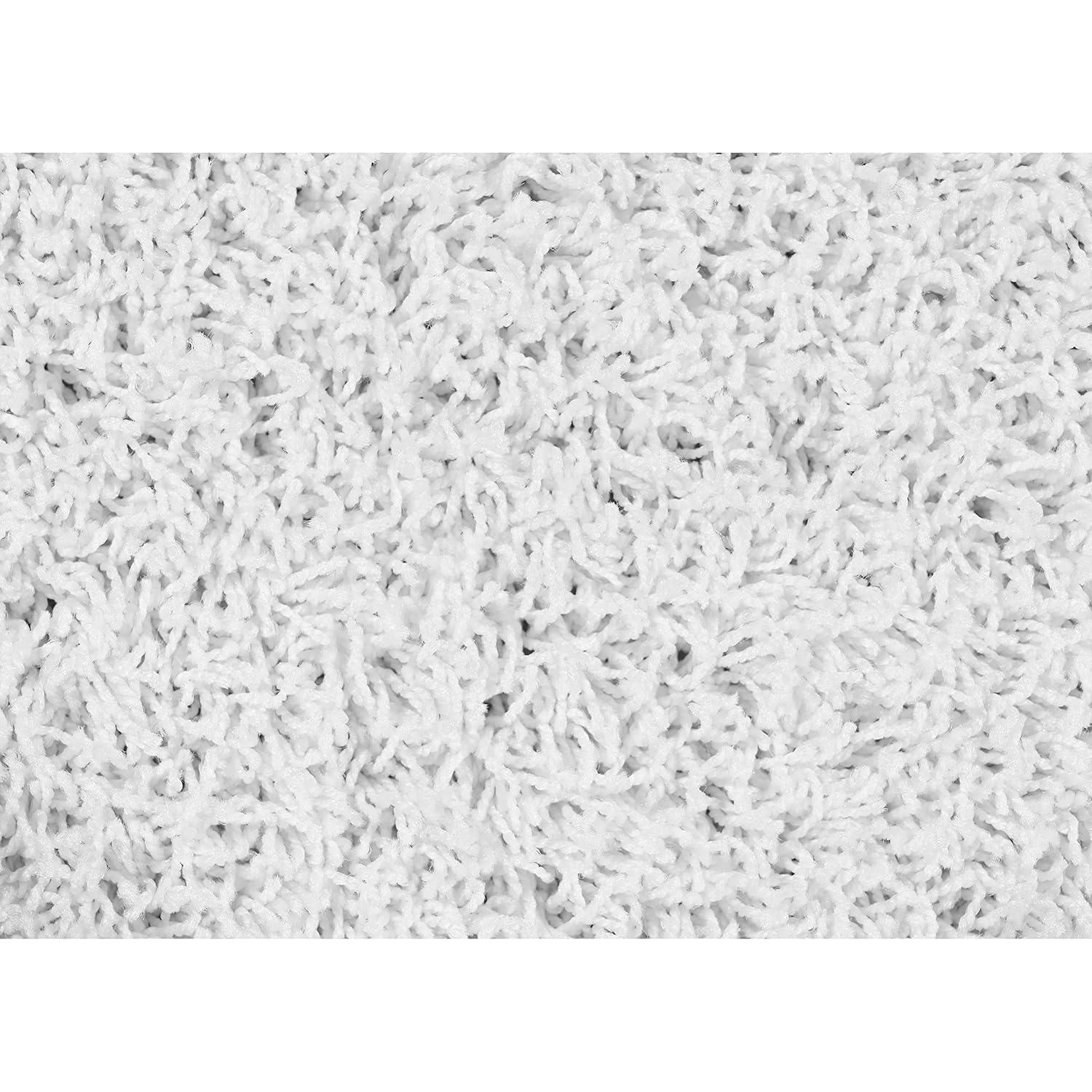 Garland Rug Southpointe Shag White Indoor Area Rug, 9' x 12'