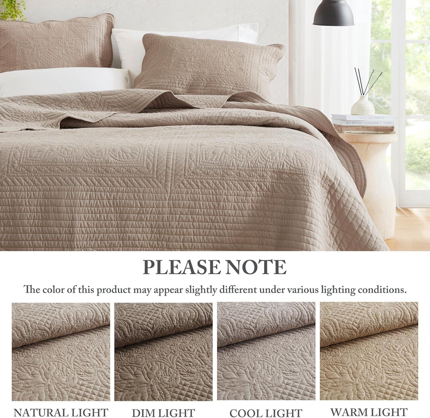 Madison Park Tuscany Scalloped Edge Quilt Set