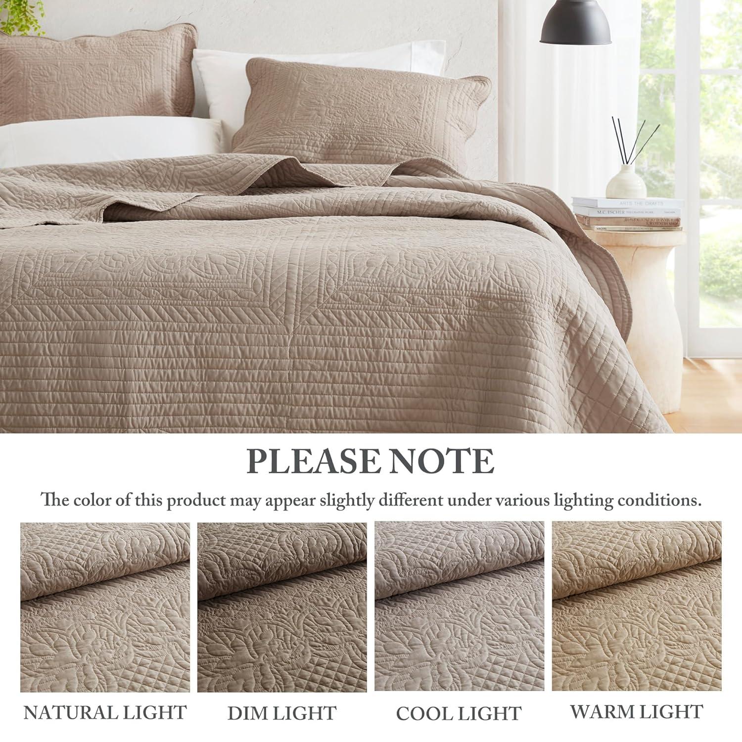 Madison Park Tuscany Scalloped Edge Quilt Set