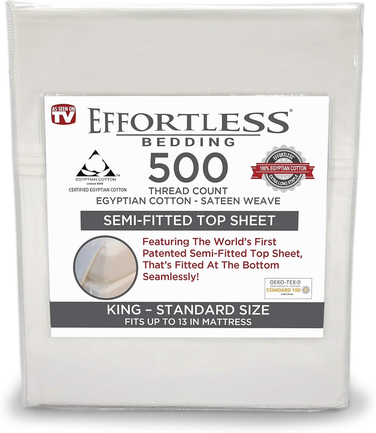 Effortless Bedding Egyptian Cotton Sateen