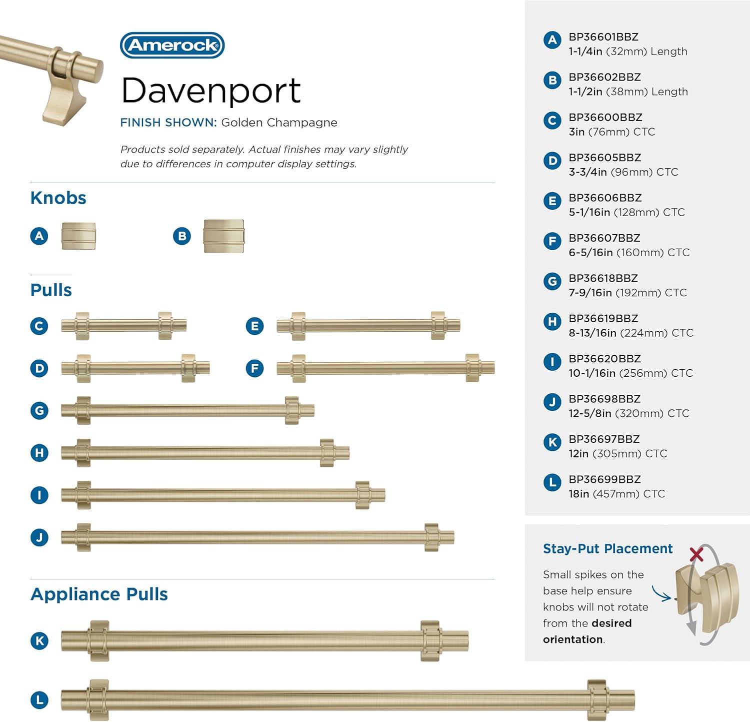 Davenport Bar Pull