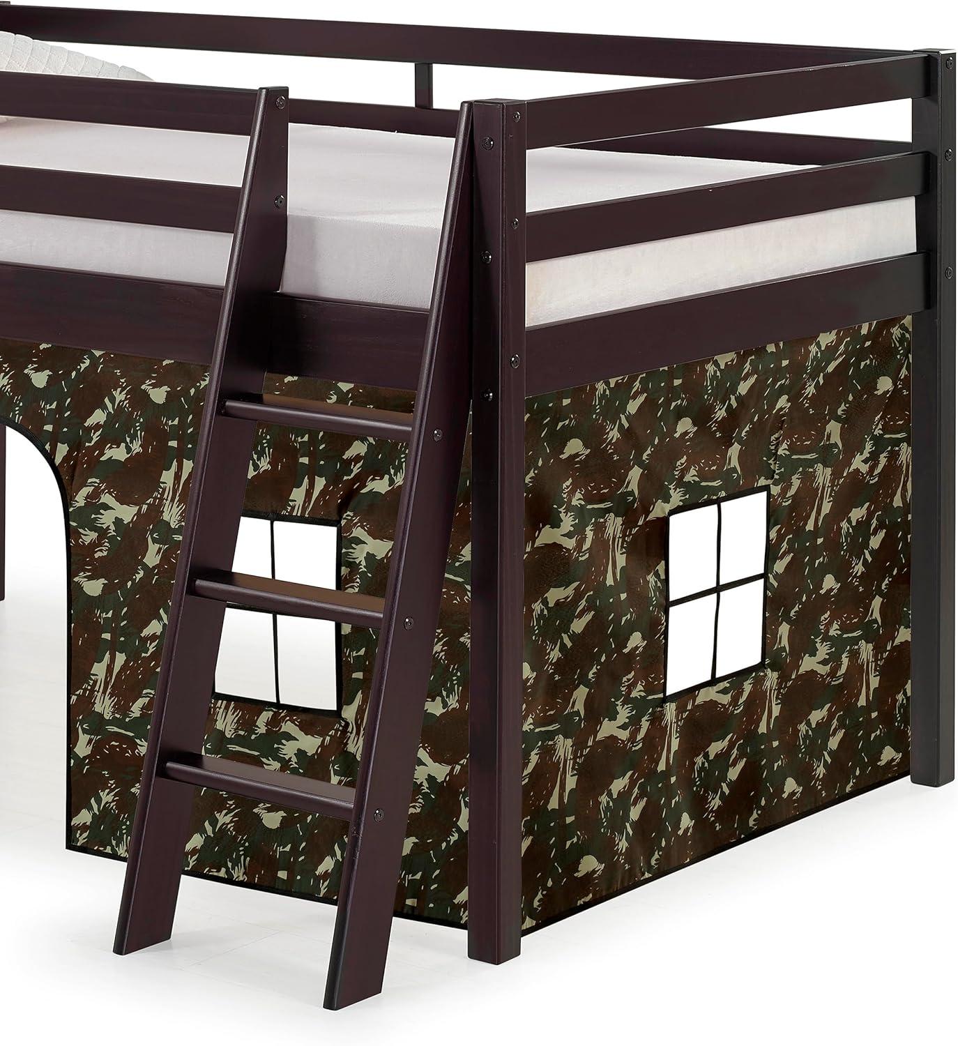 Alaterre Roxy Junior Loft - Espresso with Green Camo Bottom Tent