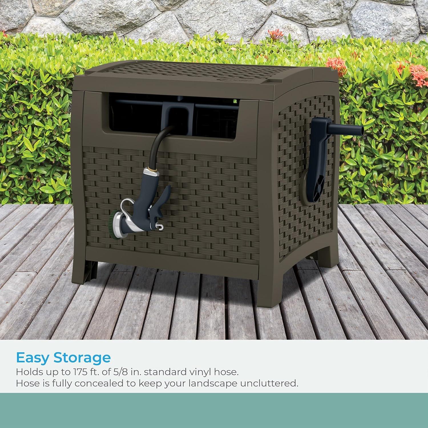 Suncast Plastic Container Hose Reel