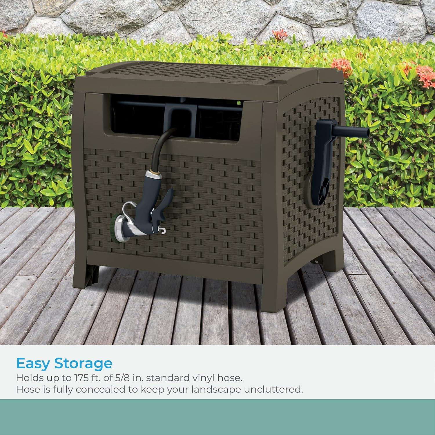 Suncast Plastic Container Hose Reel