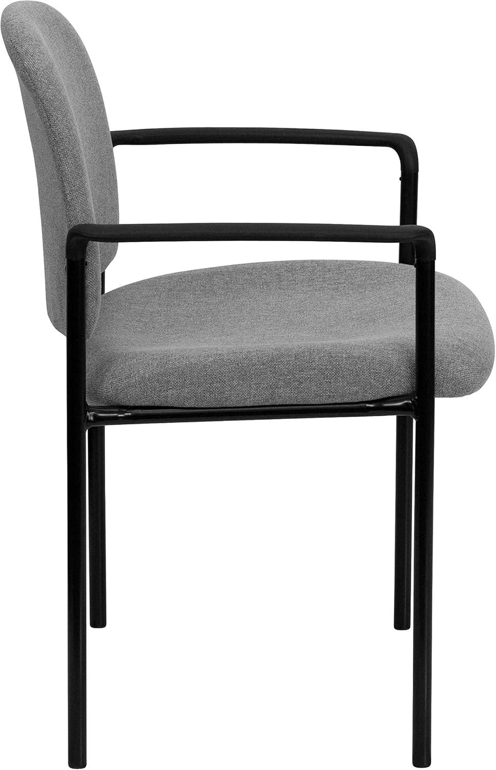 Prather Stackable Steel Ergonomic Side Reception Chair by Flash Furniture